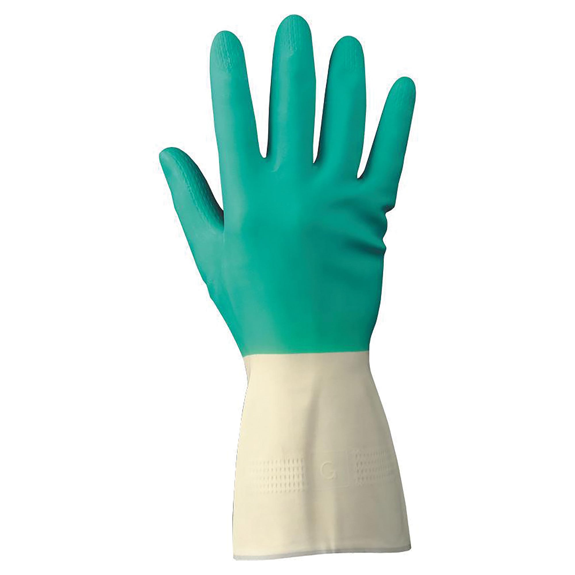 GUANTO IN GOMMA BICOLOR TAGLIA M PER PULIZIA Tecnomat