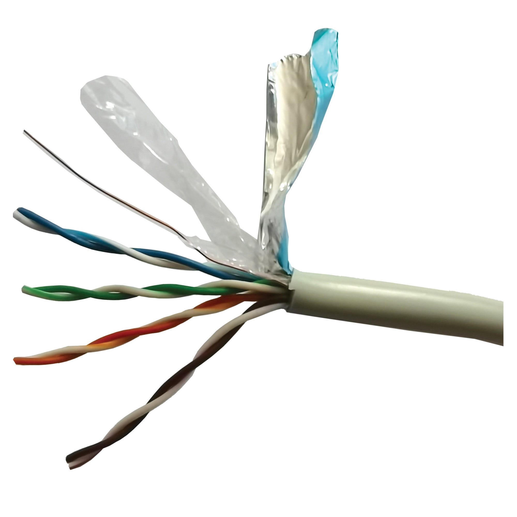 Kenable - Cavo di rete ethernet per esterno UTP solido in bobina da 305 m