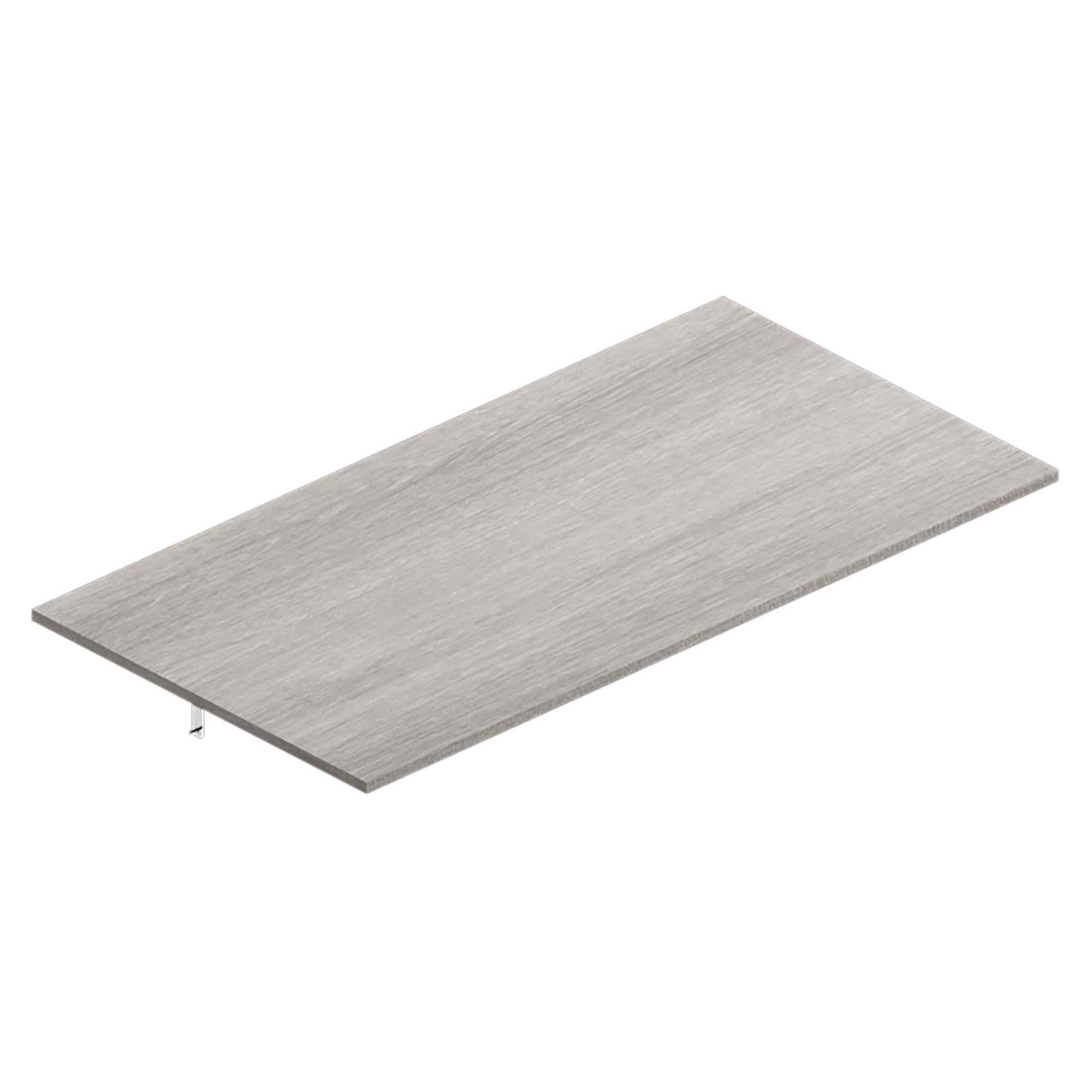 TOP MODUL IN LEGNO NOBILITATO COLORE METZ 90x46x1,2 cm (LxPxH)