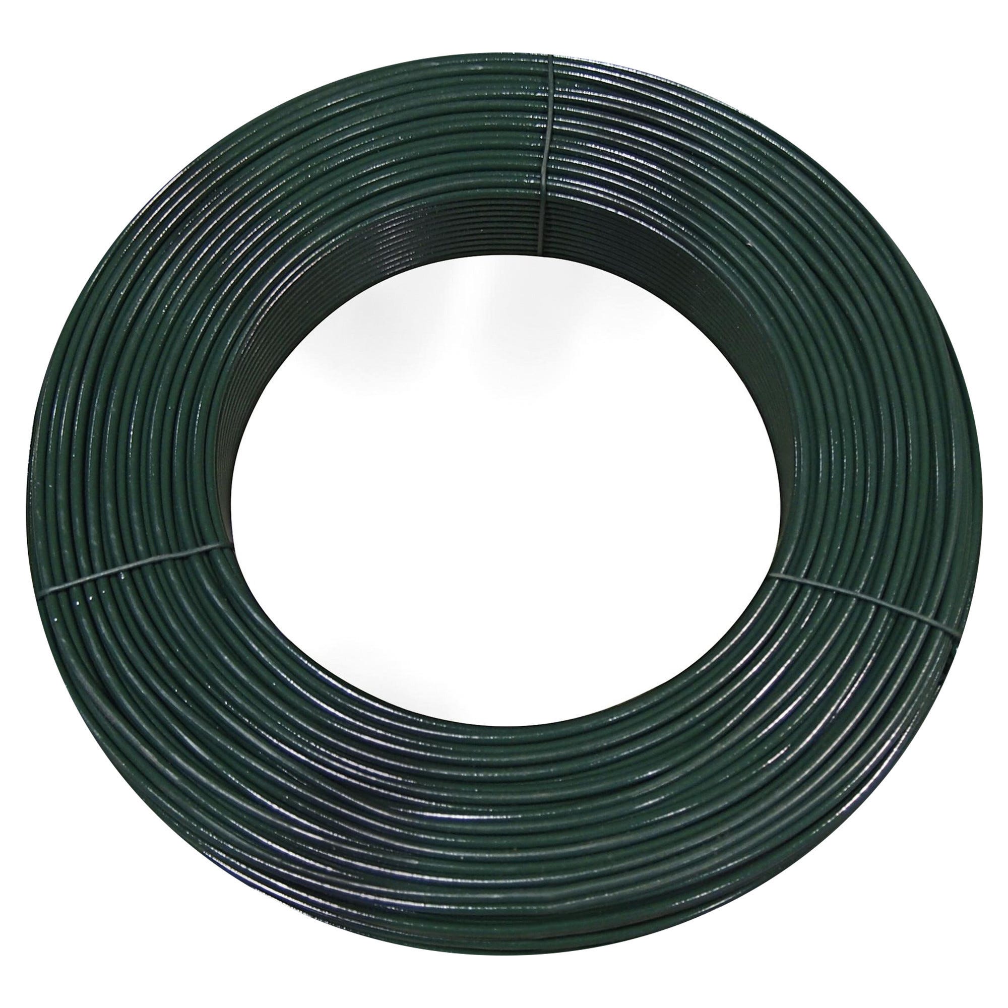 Filo Da Giardino Rivestito In Plastica Verde – 100 Metri Con Taglierina Incorporata, Legacci Per Piante E Cavi, Multiuso