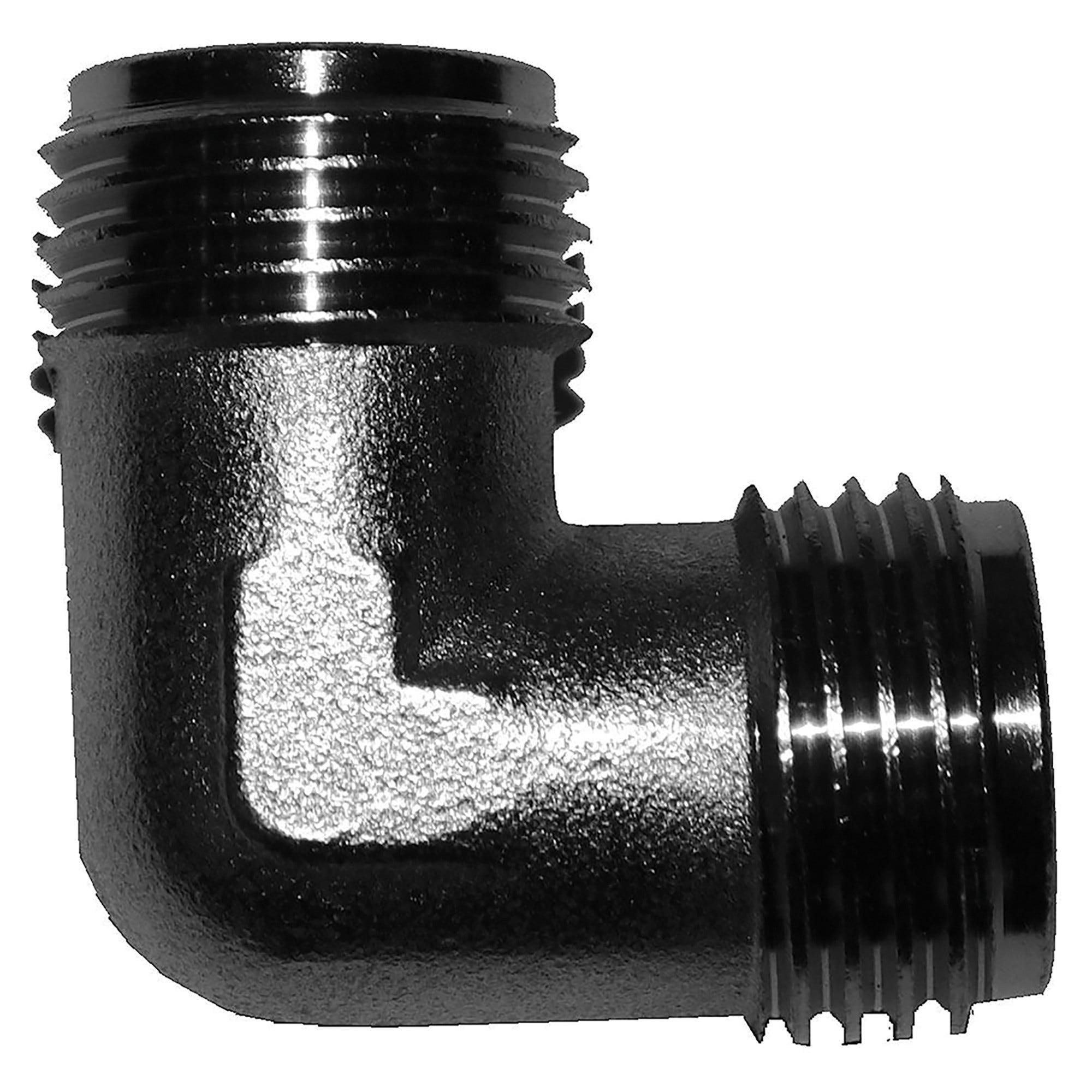 Gomito Per Doccia In Ottone Nero - Girevole 90°, Attacchi G1/2, Facile Installazione - Foto 5