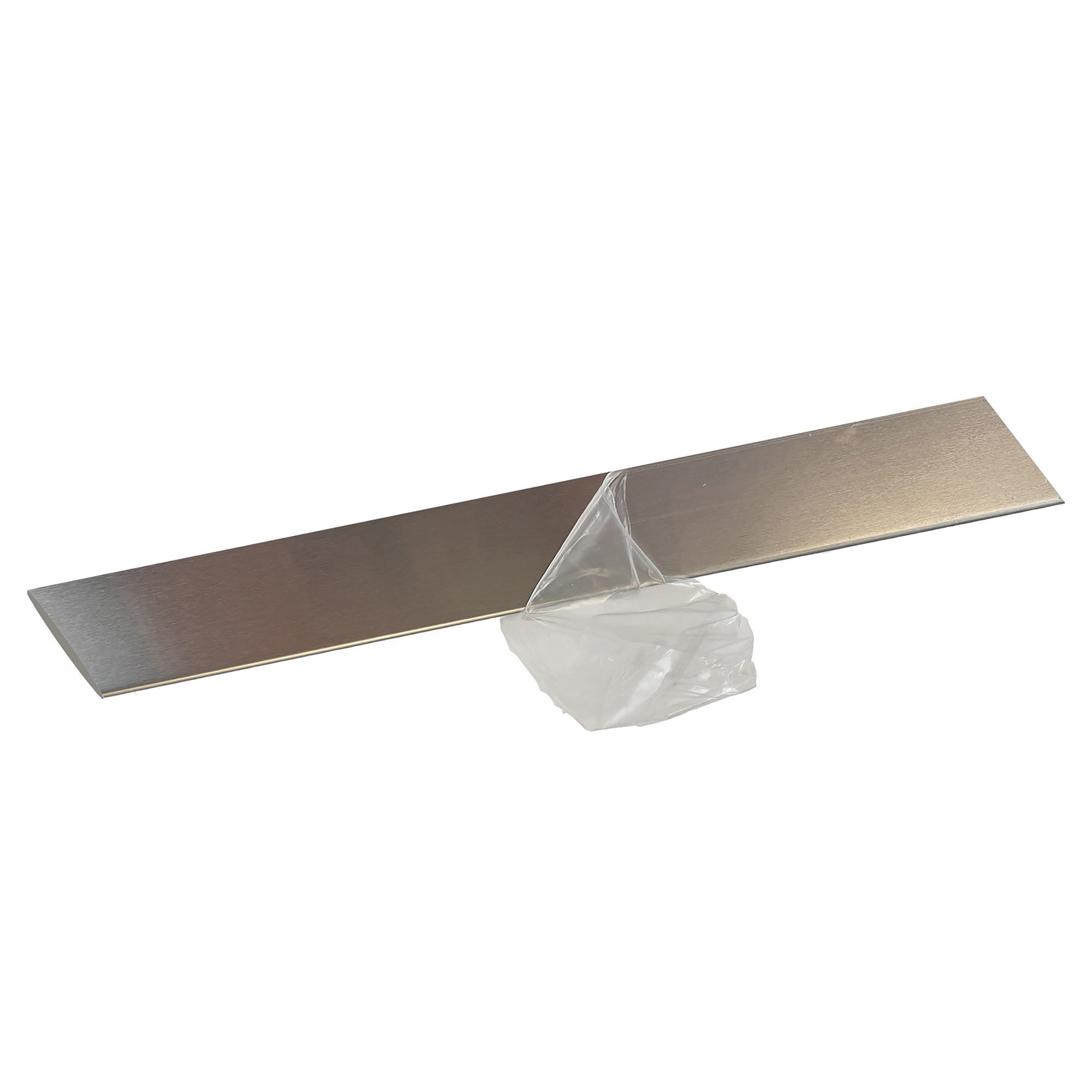 B&T Profilo In Alluminio Piatto 20x2 Mm | Barra 150 Cm | Lega EN AW 6060 T66 | Saldabile E Anodizzabile