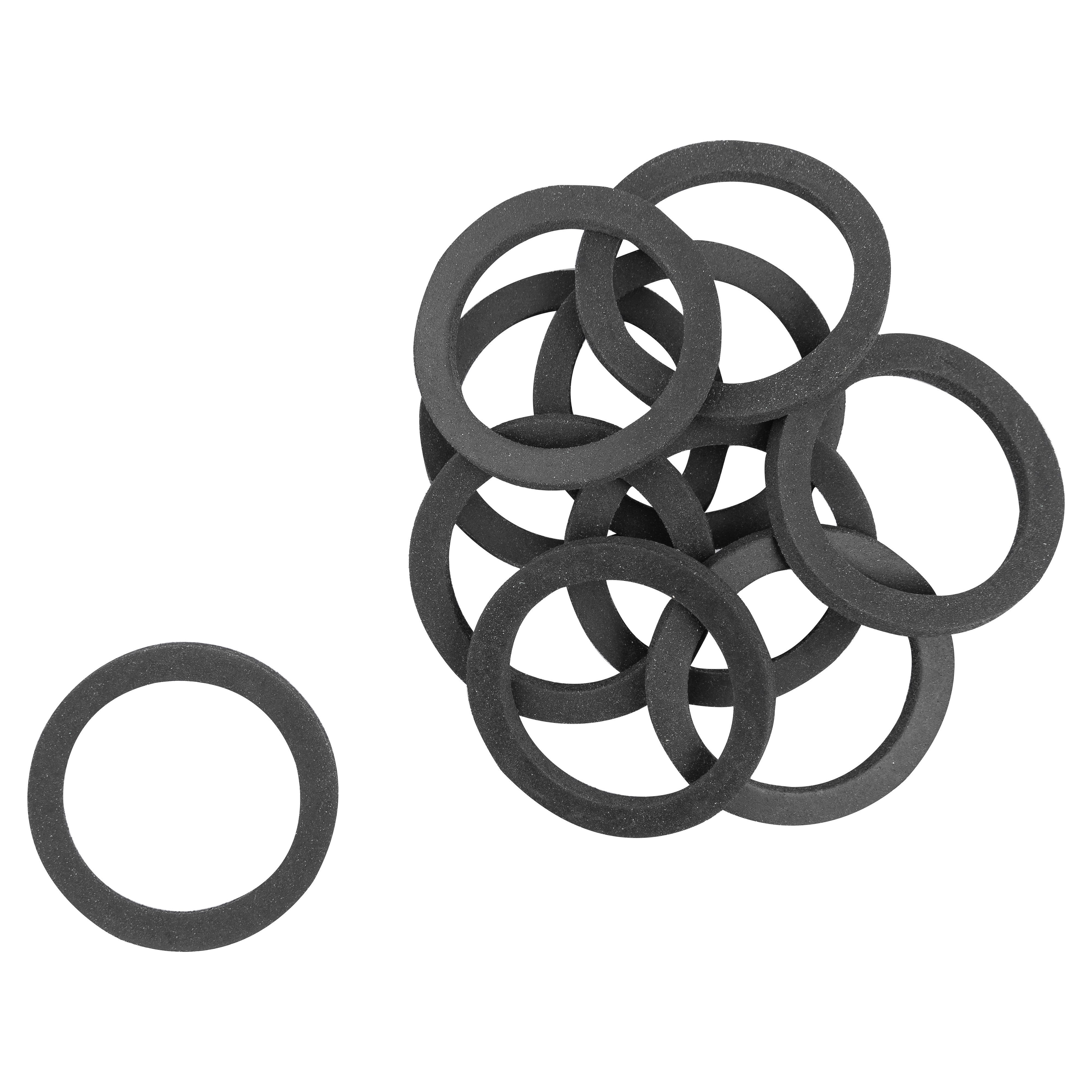 Ditali In Gomma Viva 374G - 12 Pezzi, Diametro 21mm, Altezza 33mm, Giallo - Foto 4