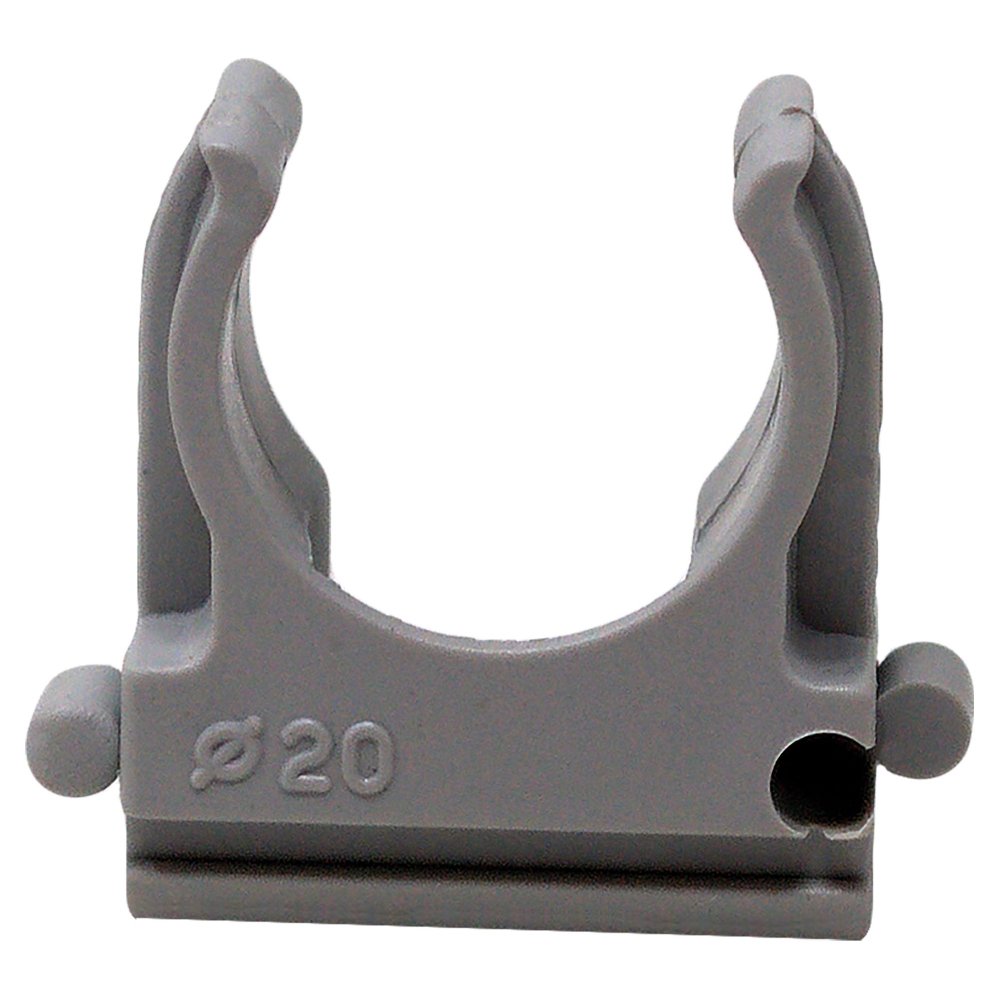 CLIPS FISSATUBO A SCATTO Ø 32 mm CONFEZIONE DA 50 PEZZI