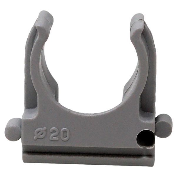 CLIPS FISSATUBO A SCATTO Ø 32 mm CONFEZIONE DA 50 PEZZI