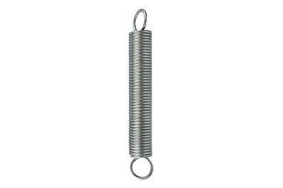10 Molle Di Trazione In Acciaio Inox Con Doppio Gancio - 50x15 Mm, Diametro Filo 2,2 Mm, Per Tende, Amache E Fai-Da-Te