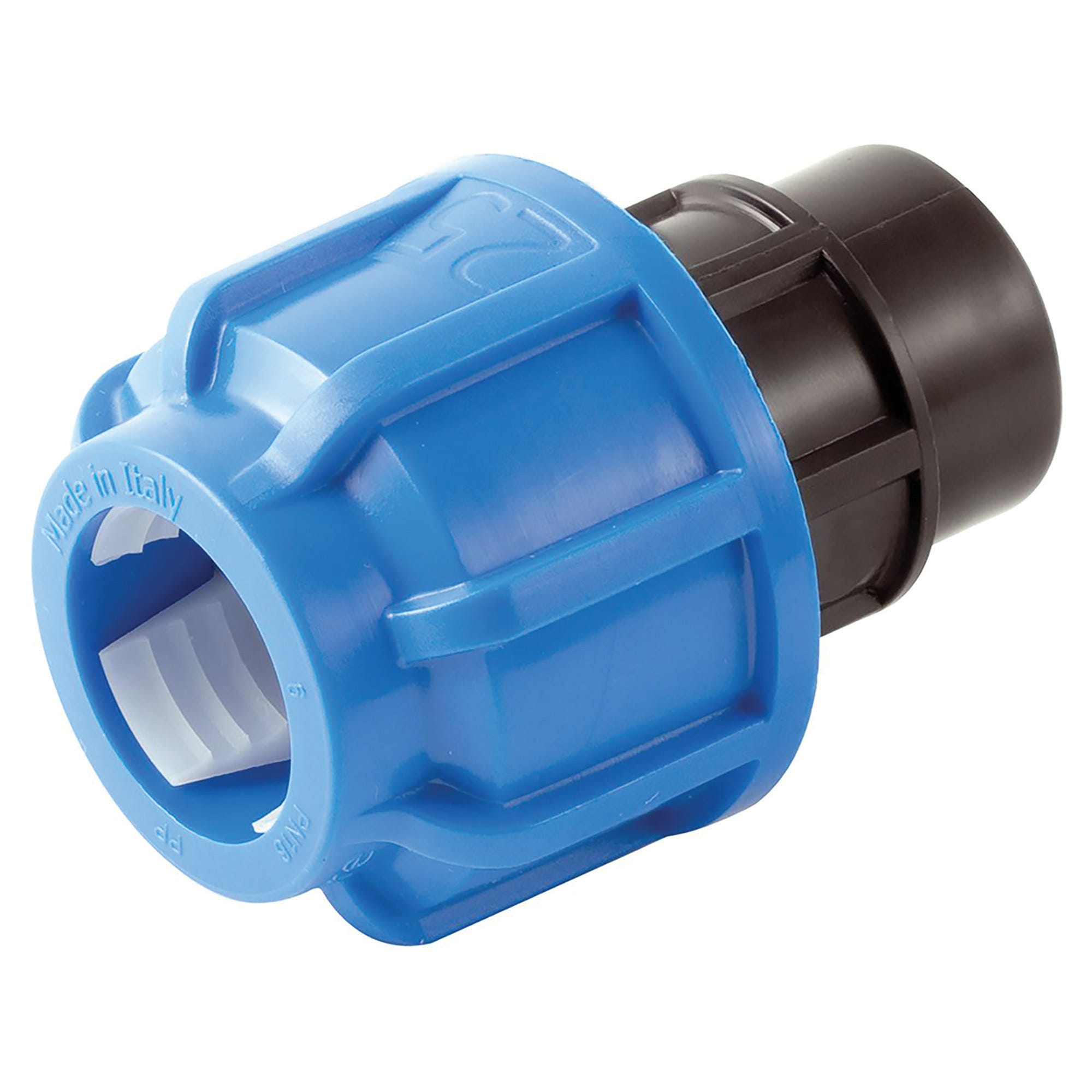 3460CR RACCORDO DIRITTO MASCHIO A COMPRESSIONE TUBO PE/PEHD - TIEMME RACCORDERIE SPA 3400004 - Foto 4