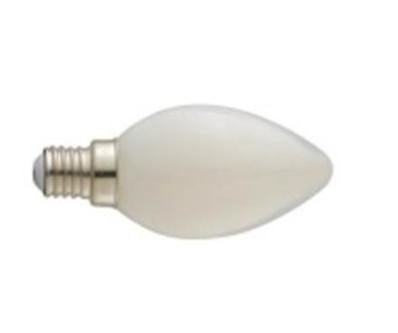 Beghelli Lampada LED Vetro Opale Oliva 5W E14 – Luce Calda 4000K, 15000 Ore Di Durata