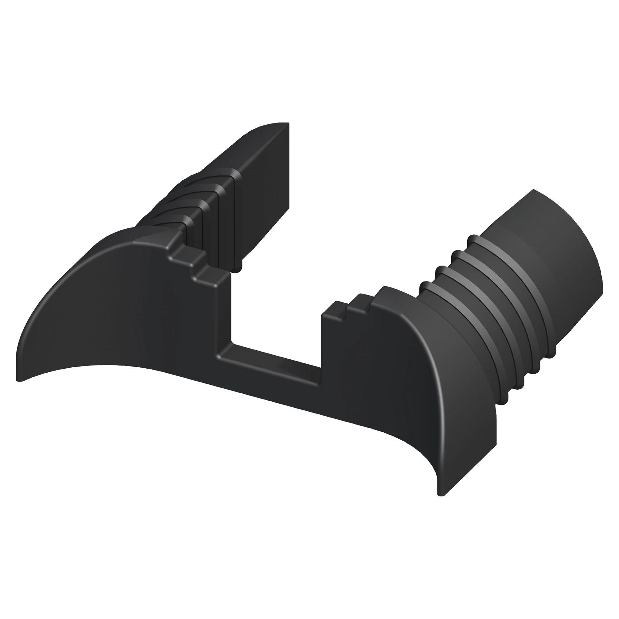 CALOTTA DI RACCORDO STRETTA COAXIS PVC NERO 2 75 Cm 2 PEZZI Tecnomat calotta-di-raccordo-stretta-coaxis-pvc-nero-2-75-cm-2-pezzi-tecnomat