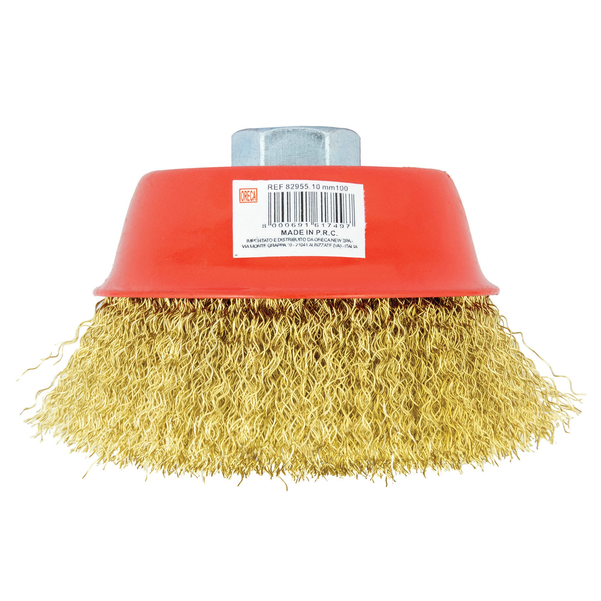 6 Pezzi Spazzole Metalliche Per Smerigliatrice Angolare – 75 E 100 Mm Con Attacco M14 Per Lucidare, Rimuovere Ruggine E Vernice
