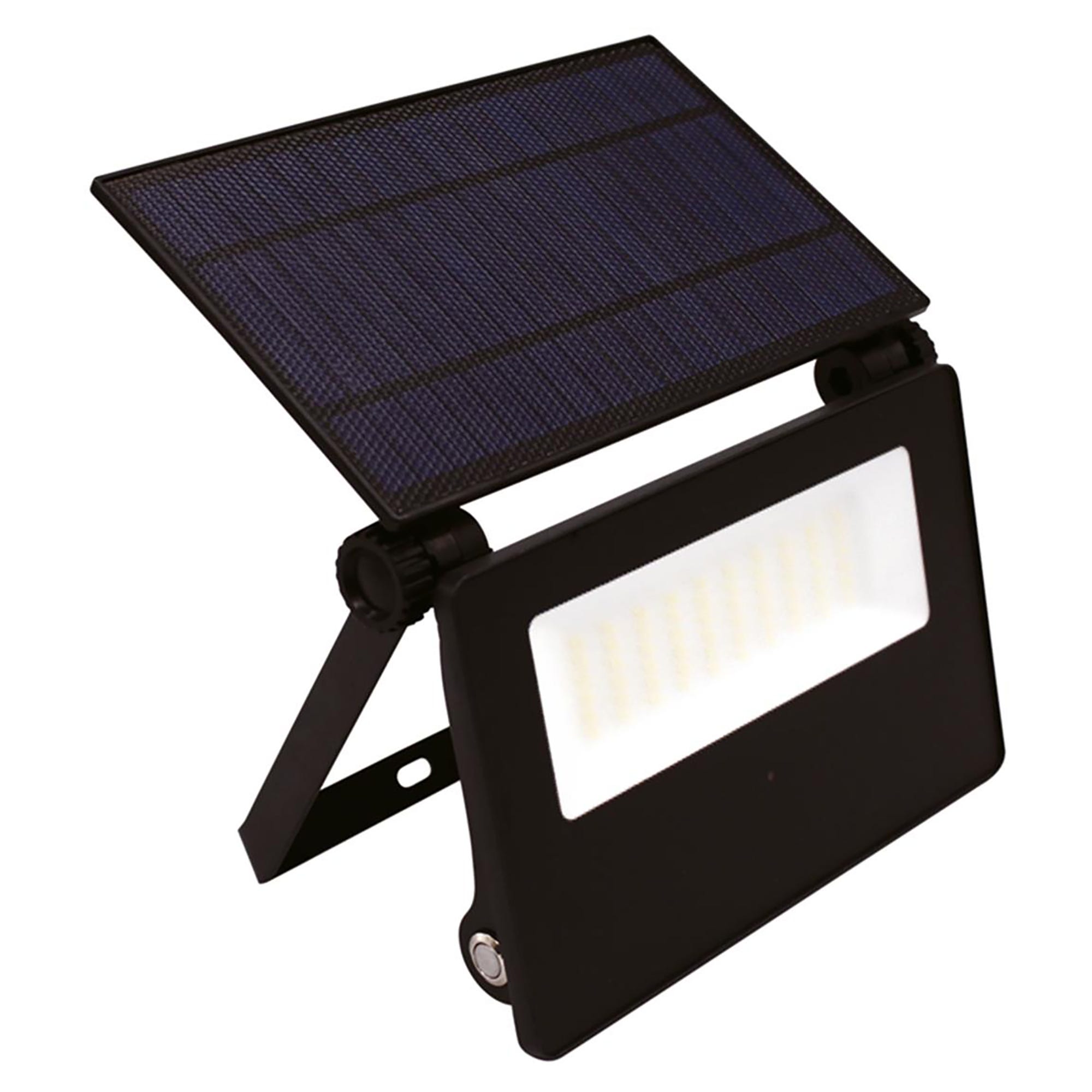 Armatura Solare LED ARTELETA SJ1540 15W Con Sensore Di Movimento E Crepuscolare. Faretto Da Esterno A Palo O Muro, IP65, 1600lm, Bianco 4000K