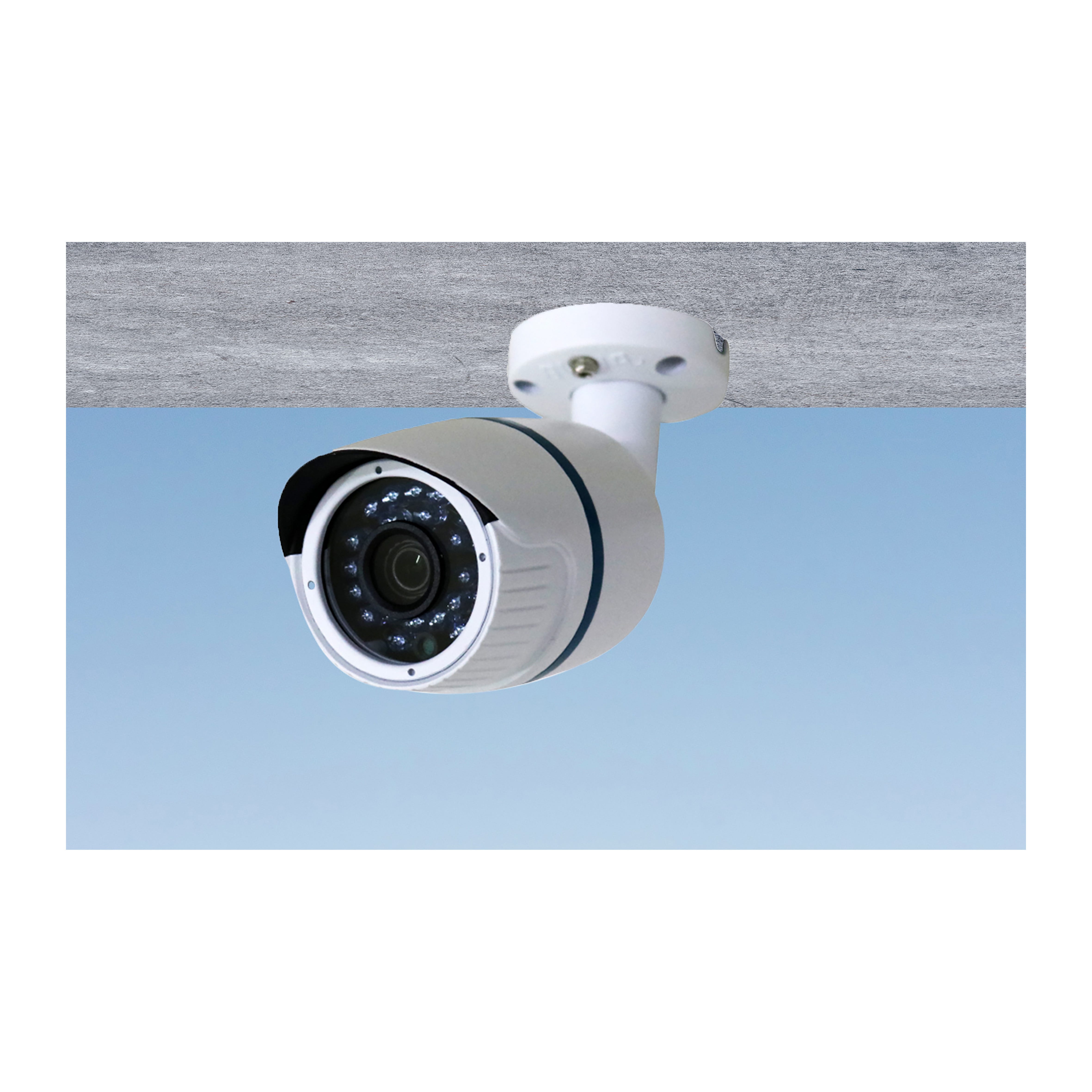 PROXE Telecaera PTZ 1080P da esterno Wi-Fi, Bianco