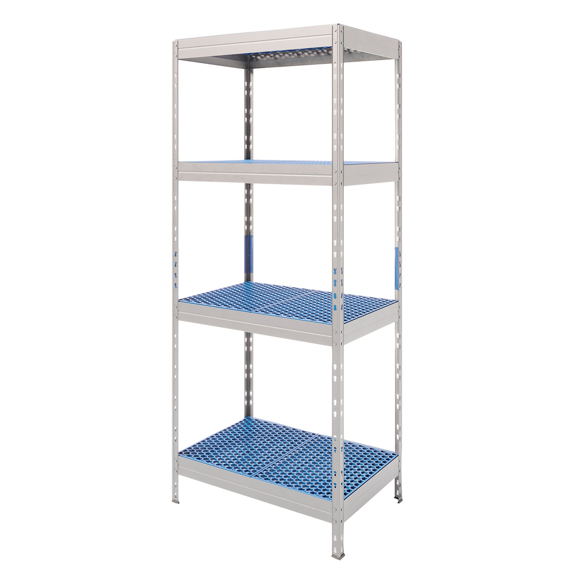 Scaffale Metallico 5 Ripiani 180x60x40cm - Capacit&agrave; 175kg A Ripiano - Stile Industriale