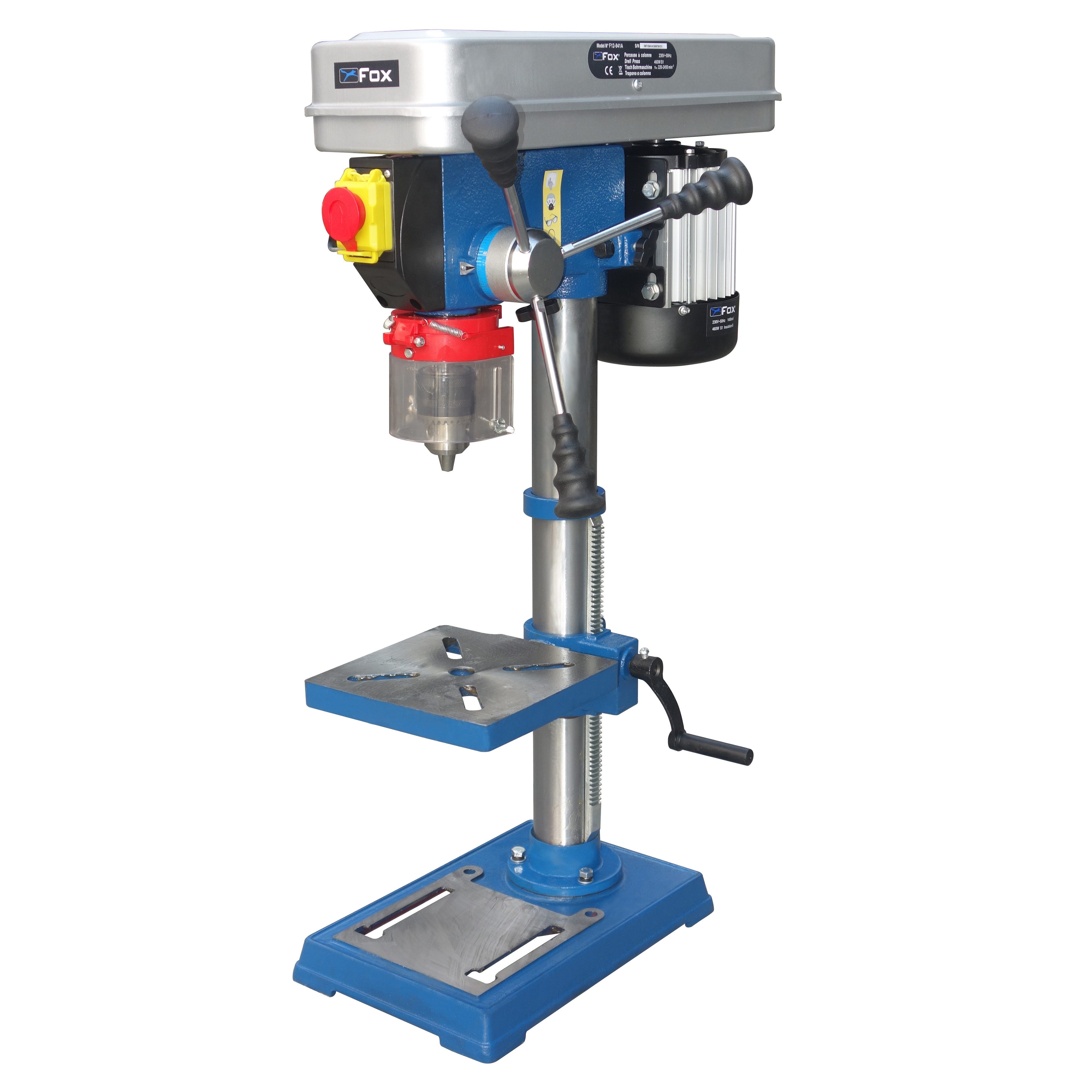 Trapano Elettrico A Colonna Da Banco Potenza 350W Velocita 2650rpm - 6