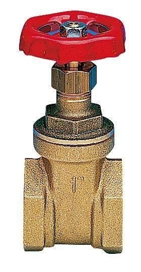 Valvola A Saracinesca In Ottone PN16 1 1/2" | Filettatura F/F | Per Acqua Fino A 80&deg;C