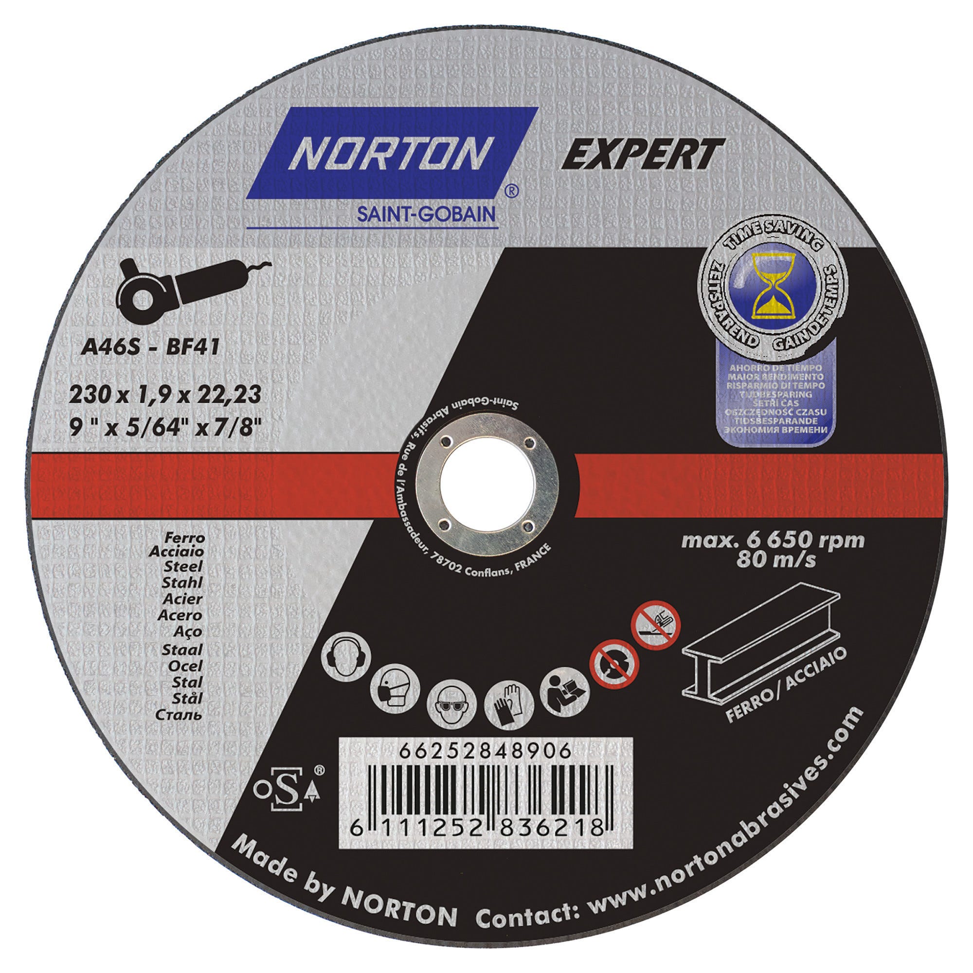 Wolfcut Dischi forati in acciaio inox con 2 scanalature compatibili