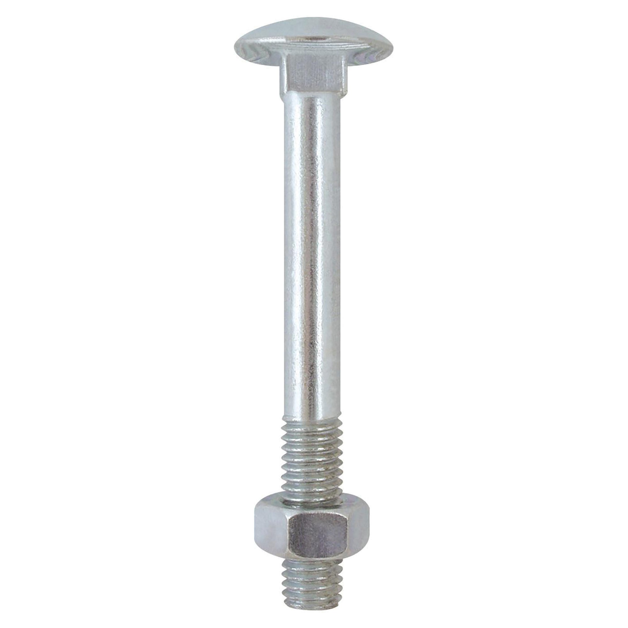 BULLONI TESTA TONDA / QUADRA FRIULSIDER M6x50 mm 200 PEZZI ACCIAIO ...