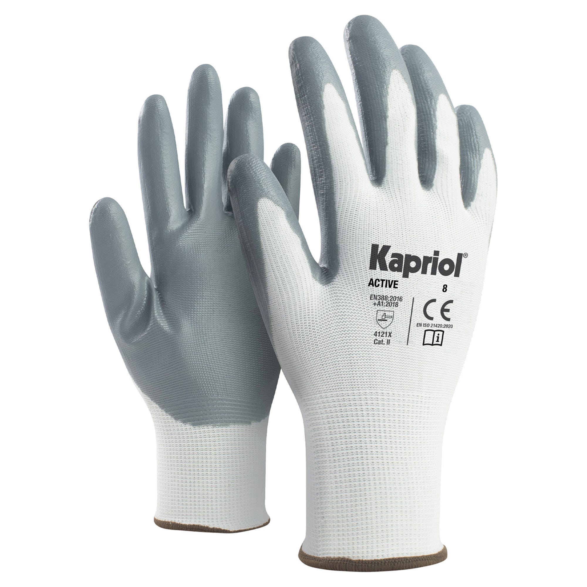 SBS - 12 paia di guanti, taglia 9, in nylon, colore nero