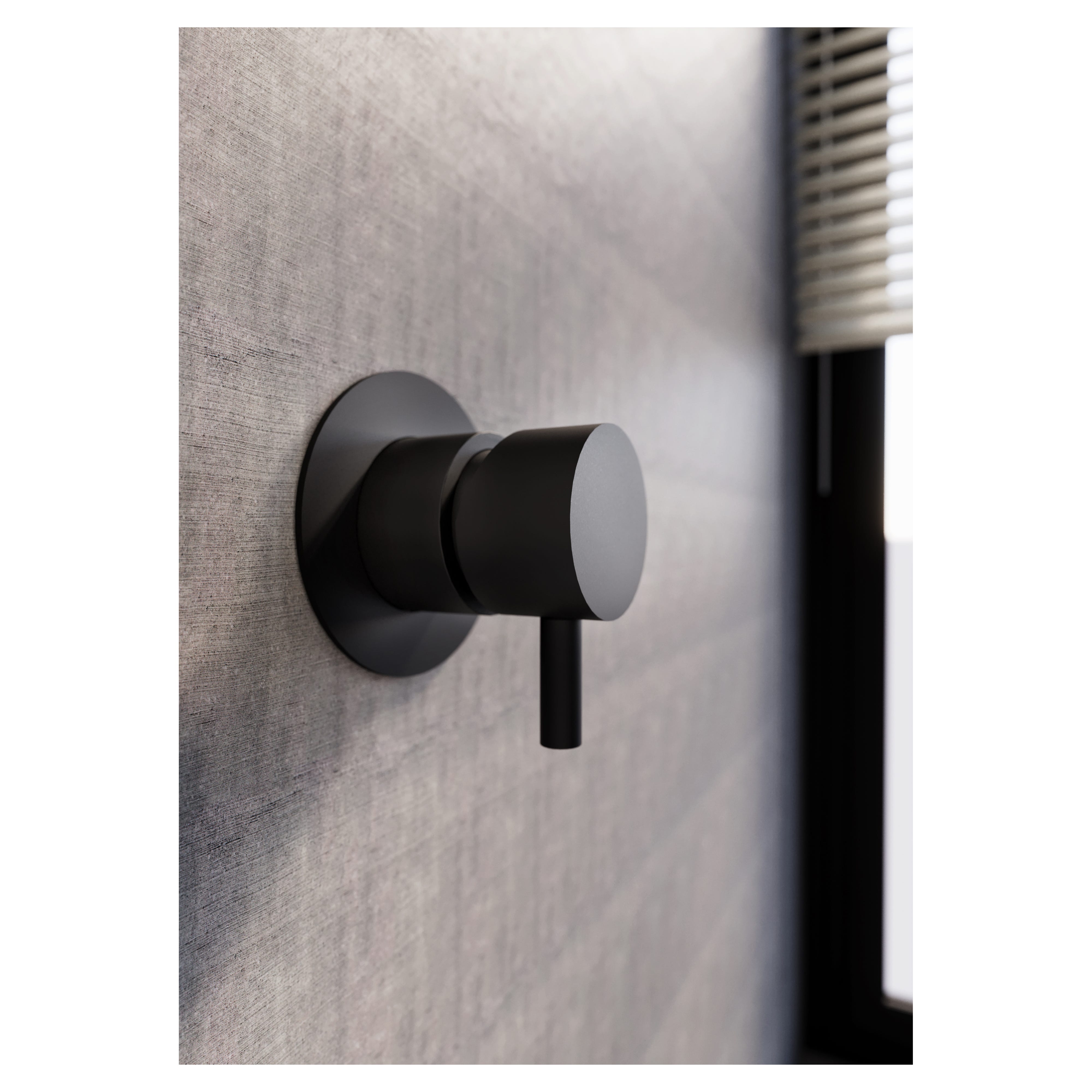 Miscelatore Doccia Incasso ERIKA - Nero Opaco, Ottone, Con Cartuccia 35mm E Piastra 11.5cm - Foto 10