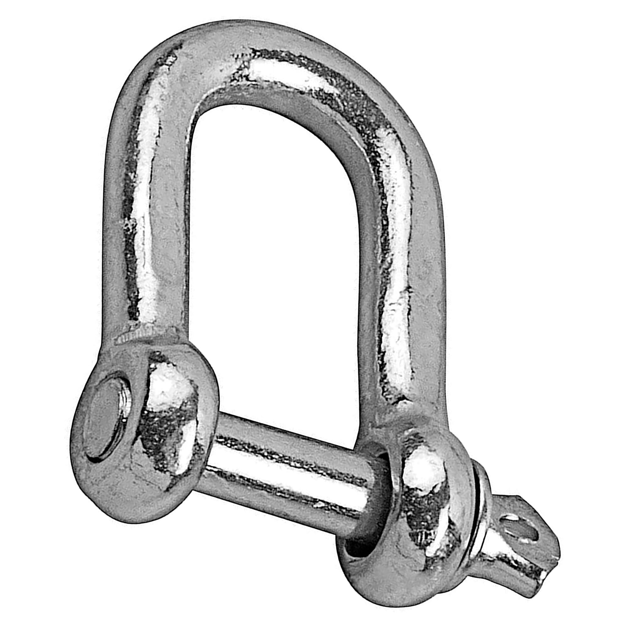 10 Grilli In Acciaio Inox 304 - Gancio A D Con Vite M6 Per Cavi, Nautica E Attrezzatura - Portata 220kg - Foto 4