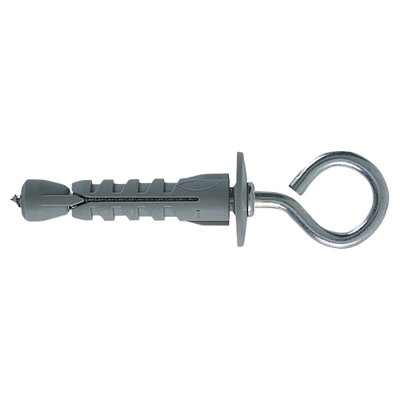 TASSELLI NYLON FISCHER PER PENDINATURE Ø 13 mm 9x43 mm 100 PEZZI CON OCCHIOLO CHIUSO