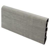 Battiscopa In PVC Espanso - 5 Barre Da 2 Metri - Colore Bianco