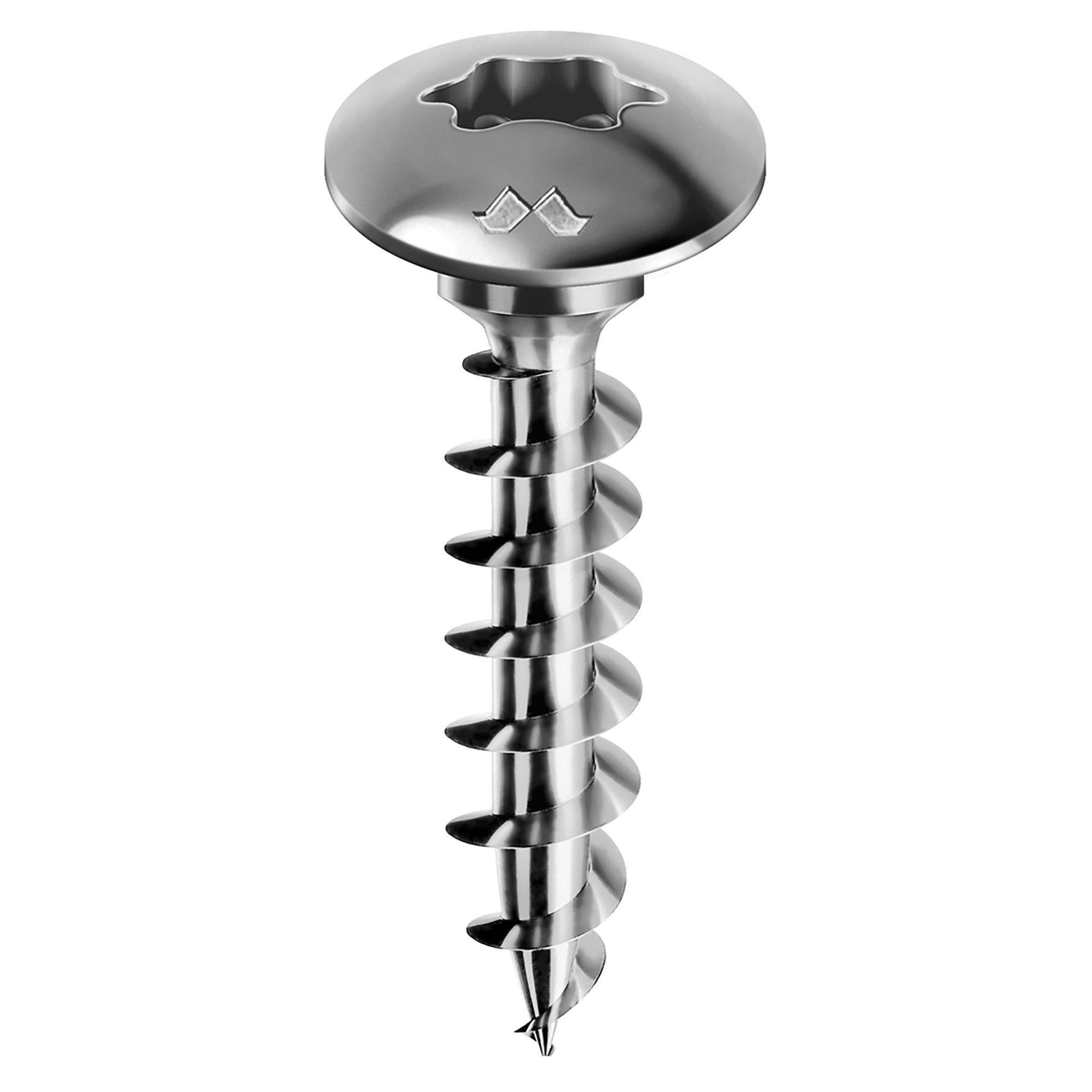 Viti Panelvit Mustad 6x60mm TX30 - 100 Pezzi Per Mobili Esterni - Foto 2