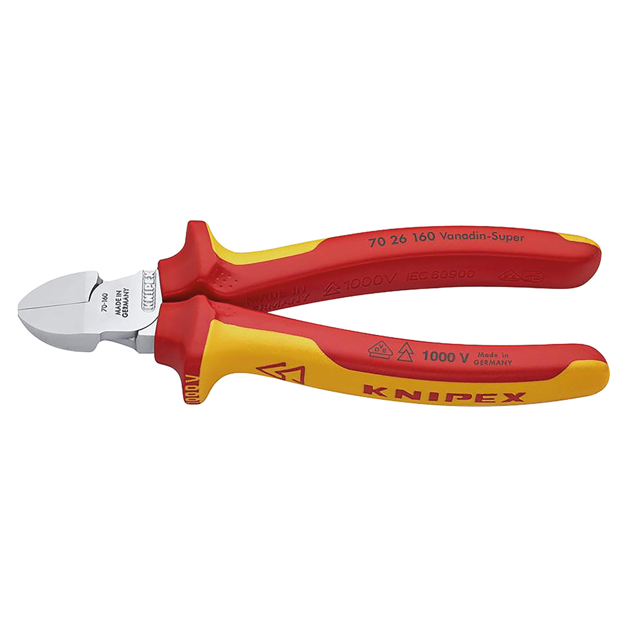 Mini-Nagelzange 110 Mm – Rutschfester Griff, Selbstöffnend, Vernickelt & Korrosionsbeständig