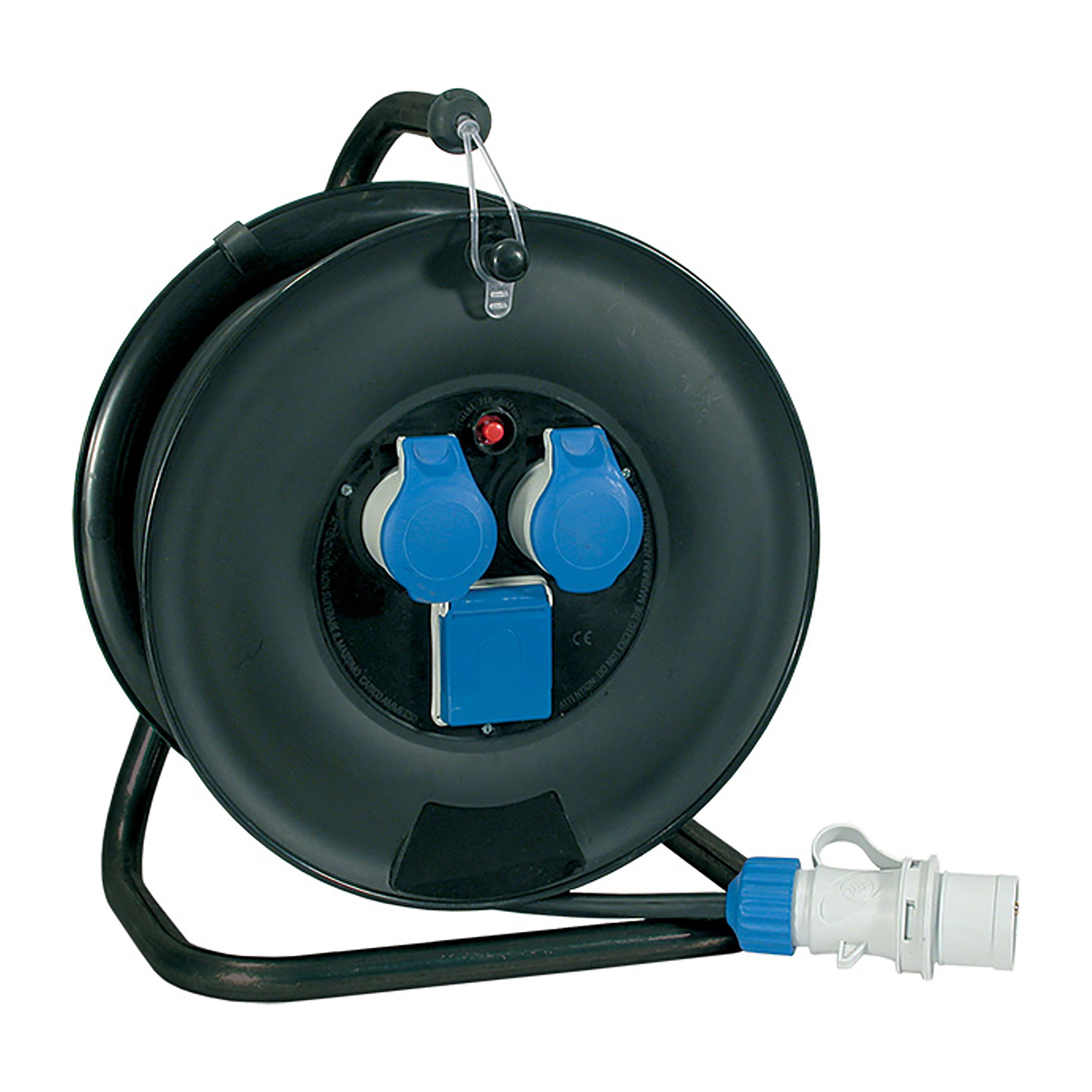 Prolunga Industriale 25 M Cavo Neoprene 3x2.5 Mm² | Spina E Presa Industriale 16A 2P+T IP67 | Per Cantieri E Lavori Pesanti
