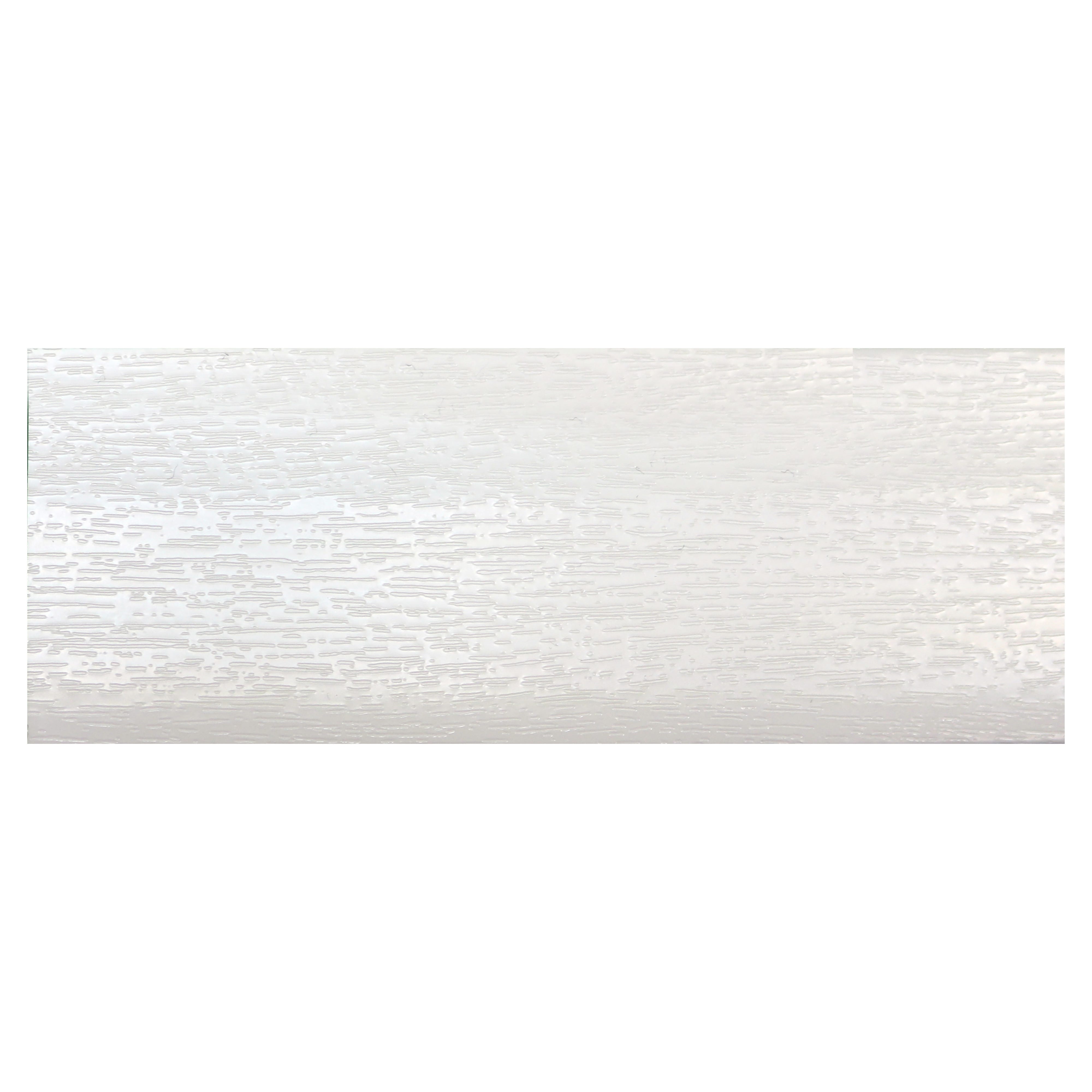 COPRIFILO PIATTO IN PVC BIANCO EFFETTO LEGNO 3000x80x2 mm (HxLxP)