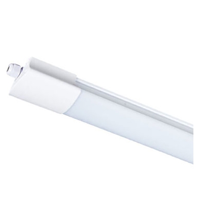 Plafoniera Stagna A LED IP65 2x20W: Corpo In ABS E Diffusore In Policarbonato, Per Esterno E Officina, Neon NON Inclusi