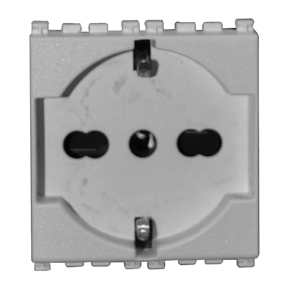 PRESA 2P T 16A UNIVERSALE VIMAR ARKE BIANCA