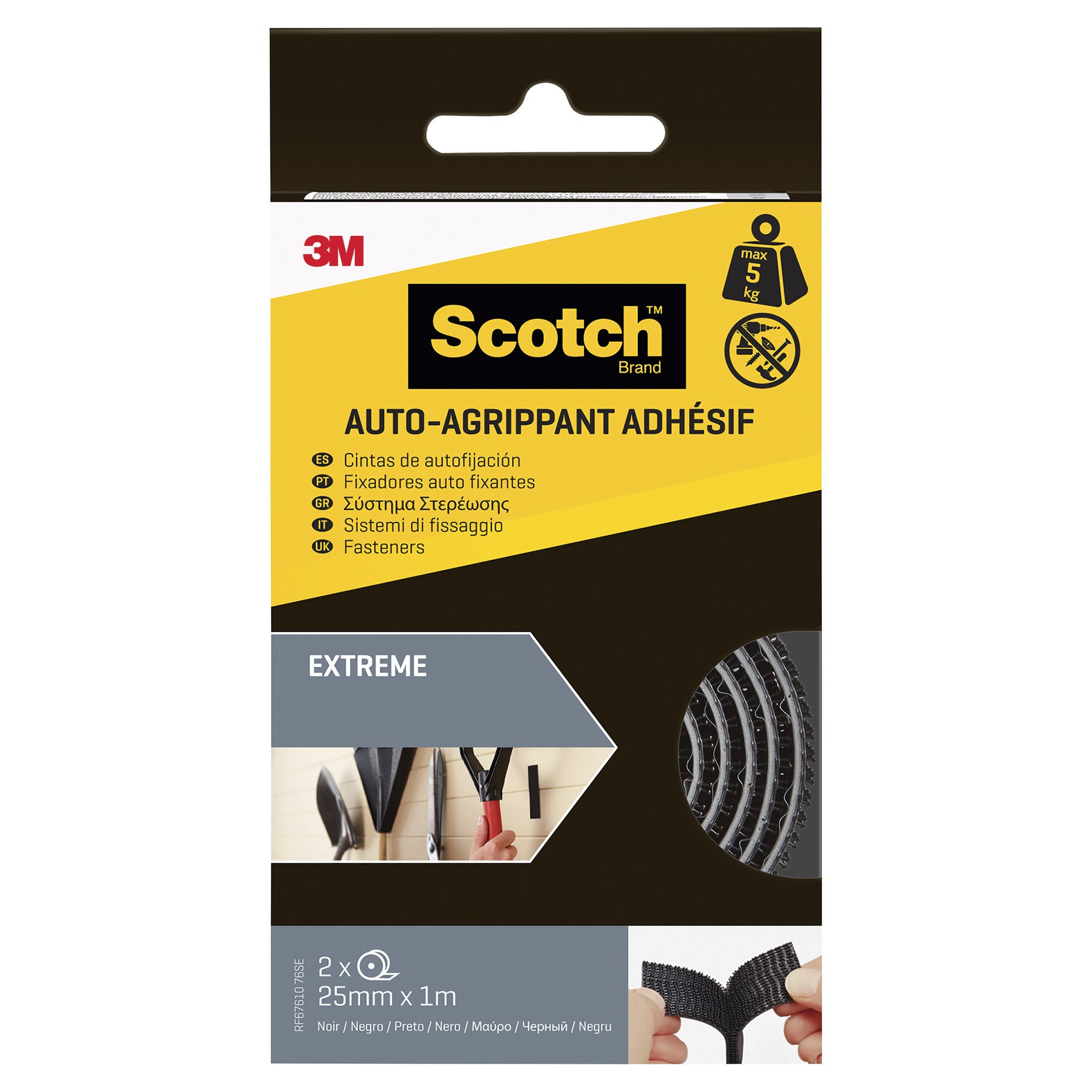 Nastro Adesivo Scotch Fix Extreme Per Esterni - 19mm X 5m, Resistente Fino A 13kg - Foto 10