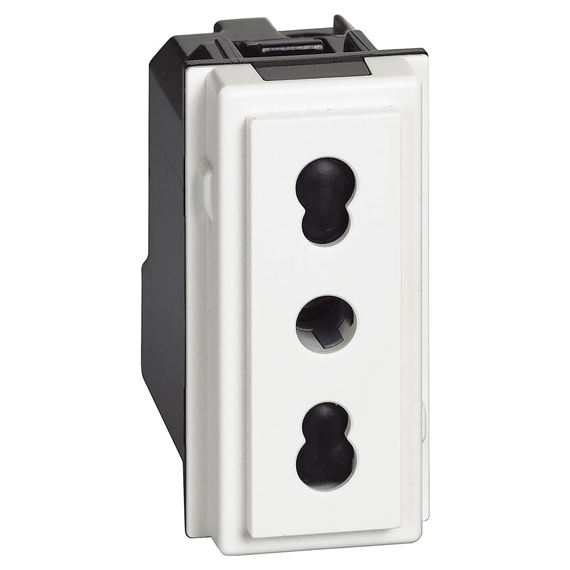 PRESA BIPASSO COMPATIBILE Bticino Living Light Bianco N4119. EUR 3,54 - Foto 6