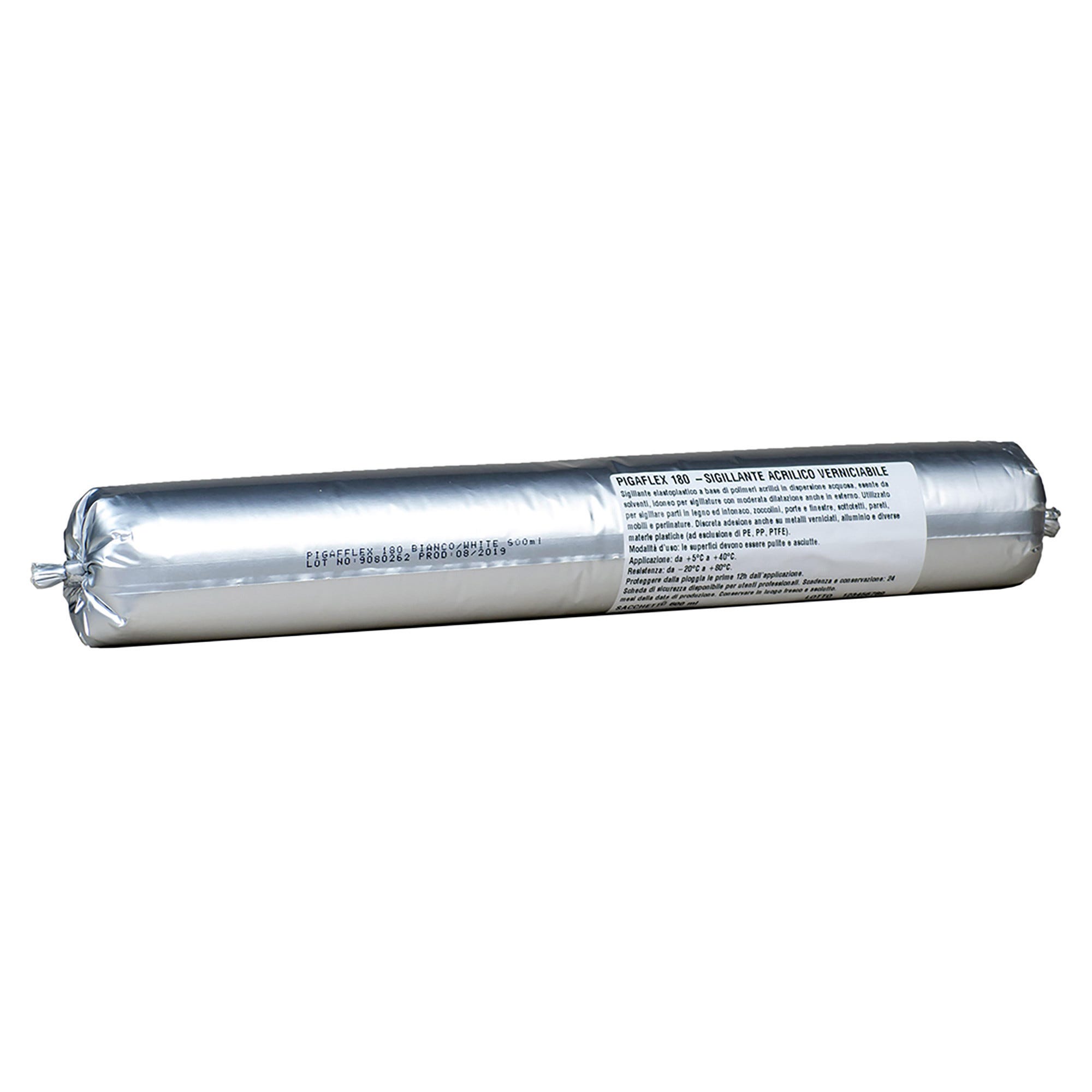 SILICONE ACRILICO SIGILL PIGAFLEX 180 600 ml BIANCO IN SACCHETTO PER
