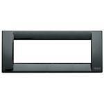 Placca Vimar Idea 6 Moduli Nera - Per Interruttori E Prese Serie Classica - Foto 2