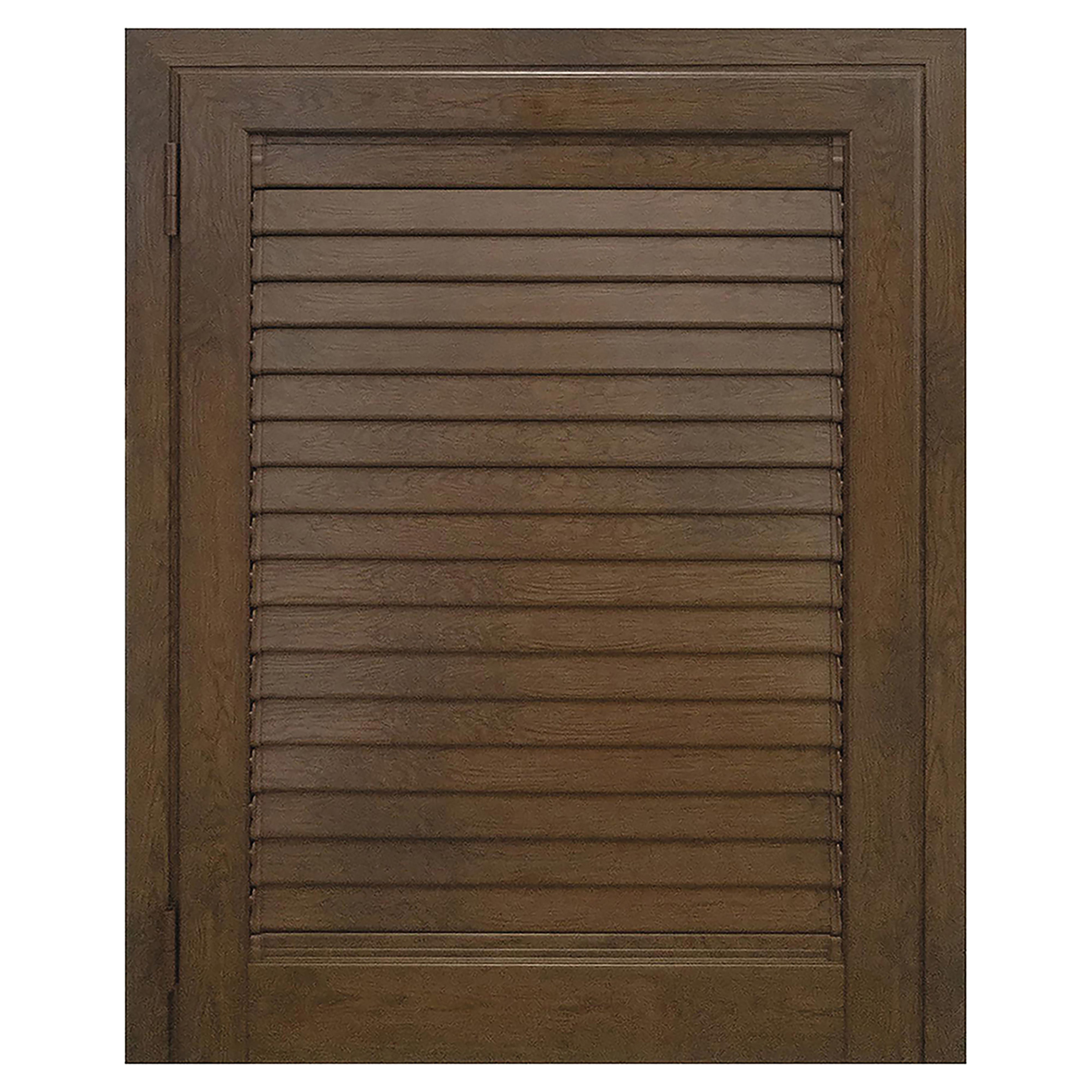 Vorbaurollladen SK45 Aluminium - Dunkelbraun RAL8019 Bis 80x120cm