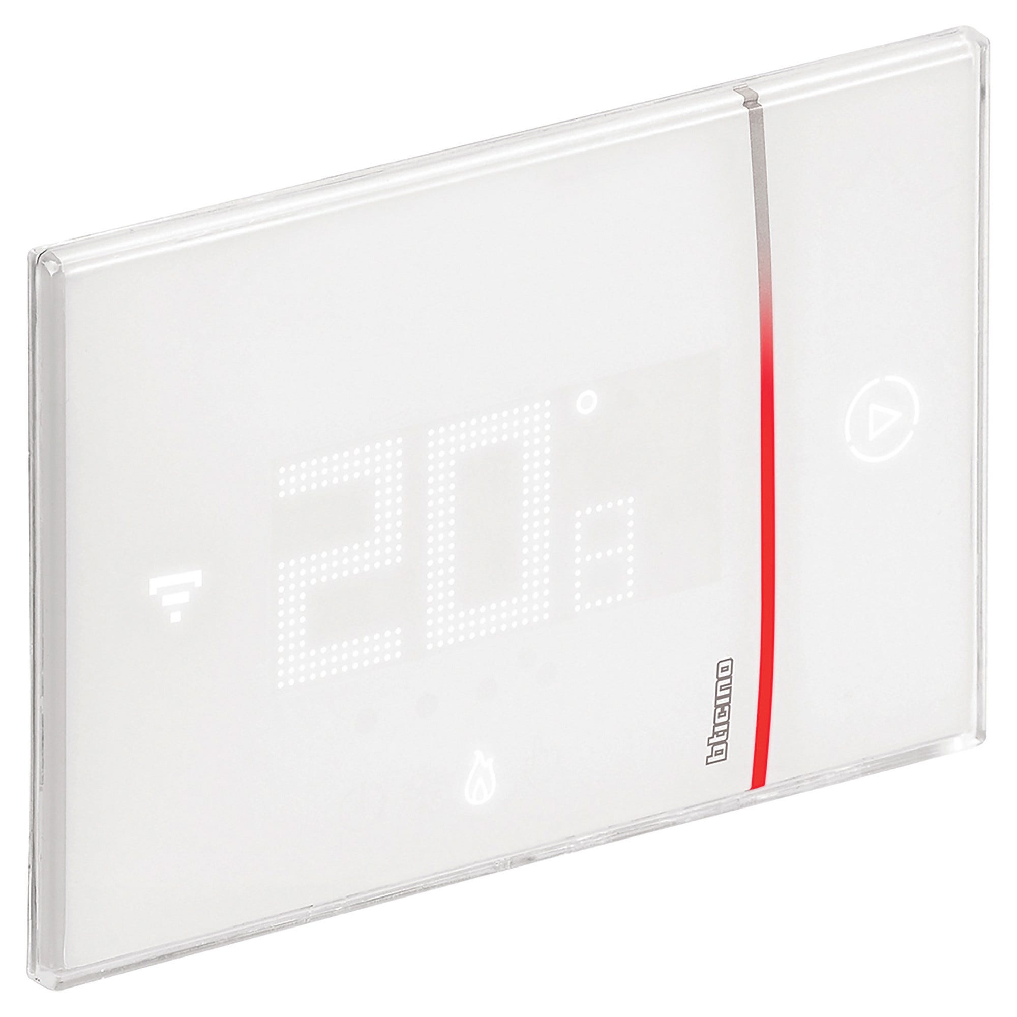 Termostato Wi-Fi Programmabile Bianco Per Riscaldamento Bianco 54878810