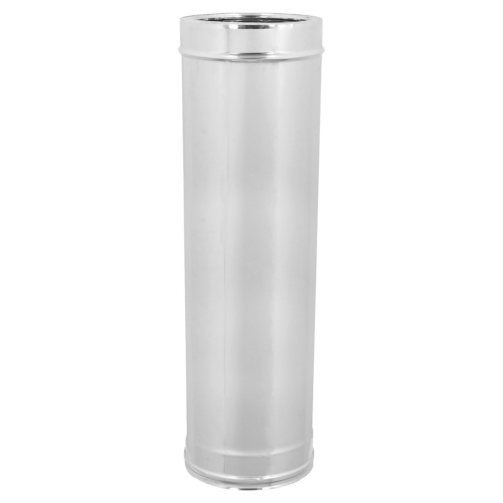 Tubo In Acciaio Inox 1.4301 V2A - &Oslash; 42,4 Mm, Lunghezza 2000 Mm, Spessore 2 Mm, Grana 240