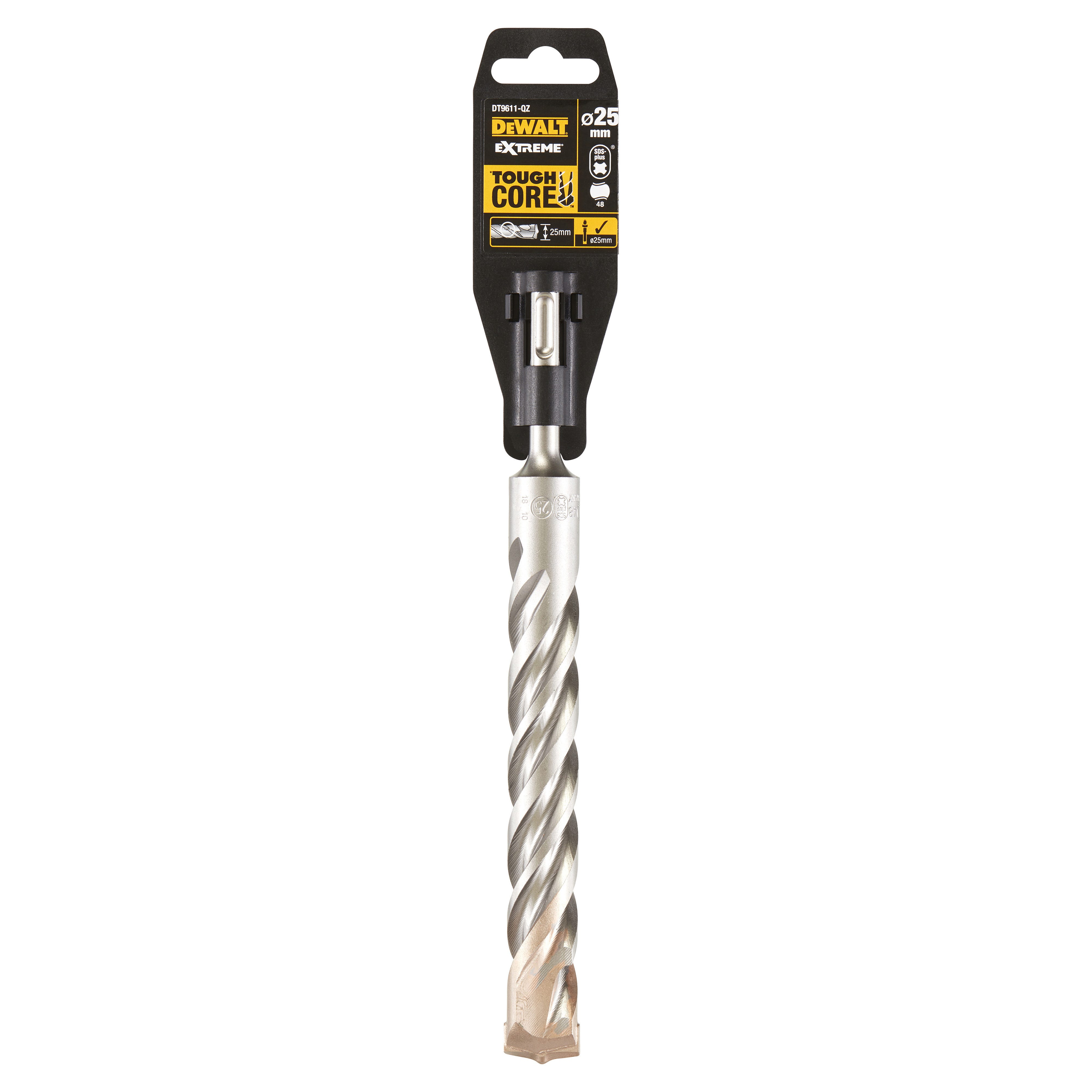 Punta Per Muro SDS Max Da 25 Mm, Lunghezza 80 Cm, 4 Taglienti In Widia - Per Cemento, Pietra, Calcestruzzo, Mattoni