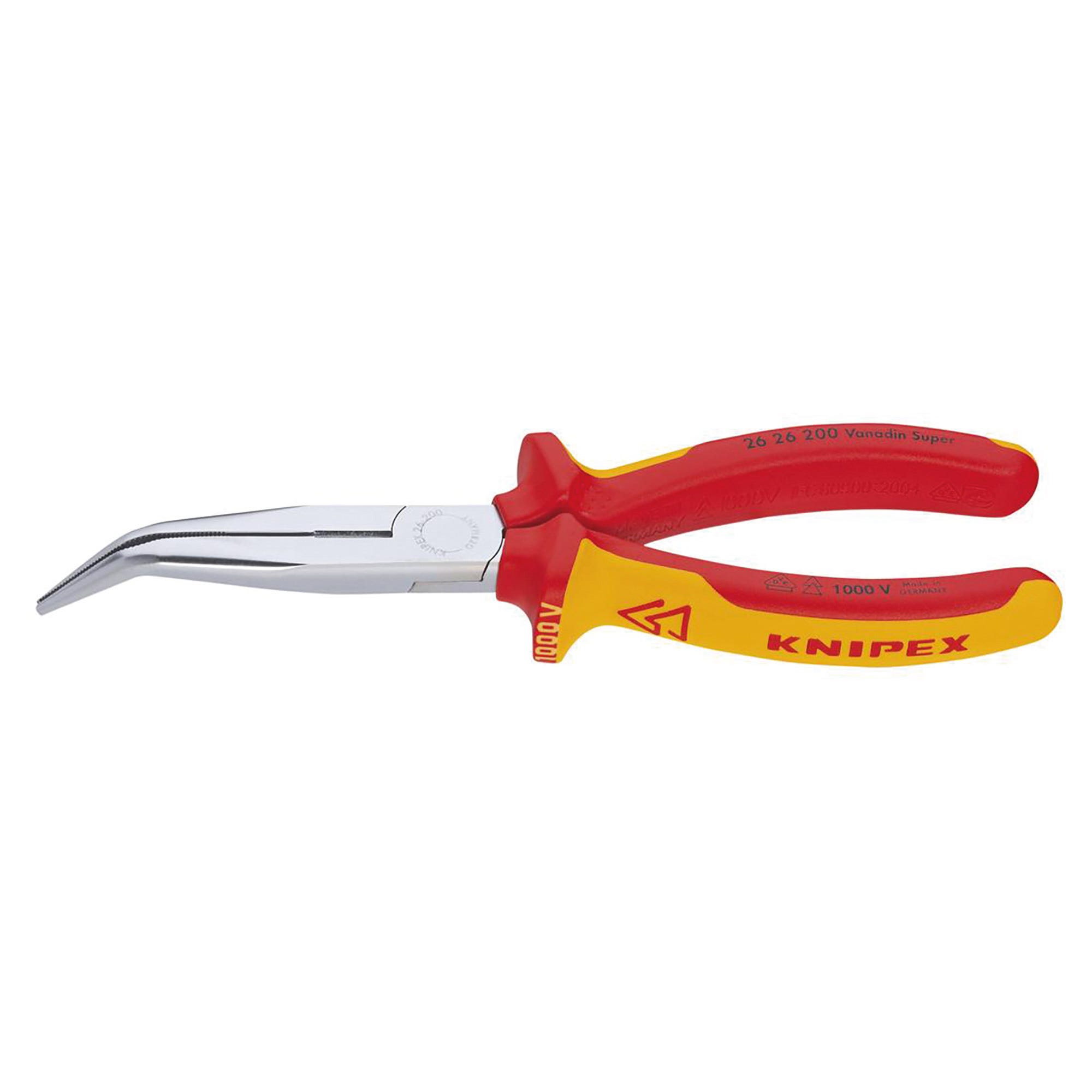PINZA ISOLATA VDE 1000 V KNIPEX BECCHI SEMITONDI PIEGATI 200 mm Tecnomat