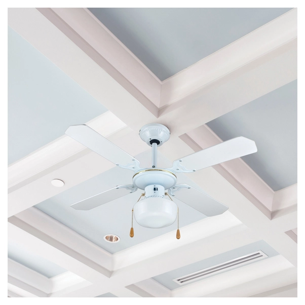 Ventilatore da soffitto Aveiro pale faggio, struttura bianco ø 122 cm INSPIRE | Leroy Merlin Ventilatore da soffitto Aveiro pale faggio, struttura bianco ø 122 cm INSPIRE | Leroy Merlin