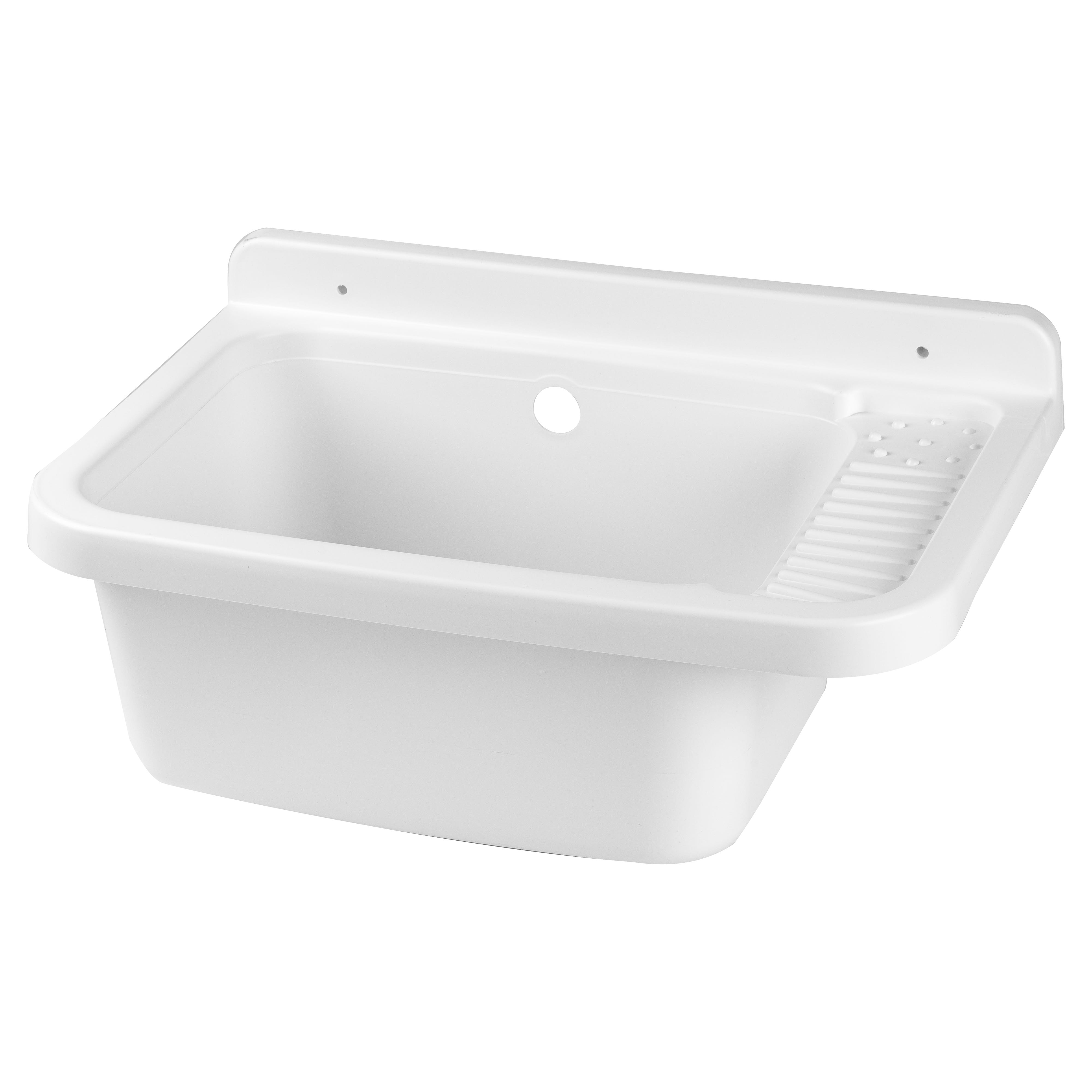 Lavatoio Negrari Per Interno/esterno In Resina Garden 9006K Con Vasca In Pp 45x50 H85 Cm 8029954102037