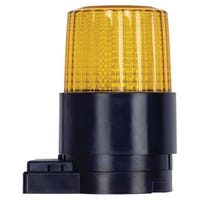 Luce Lampeggiante SCS Sentinel AAM0111 Per Cancelli Automatici - Con Antenna Integrata, LED E14 24V 1W, IP44