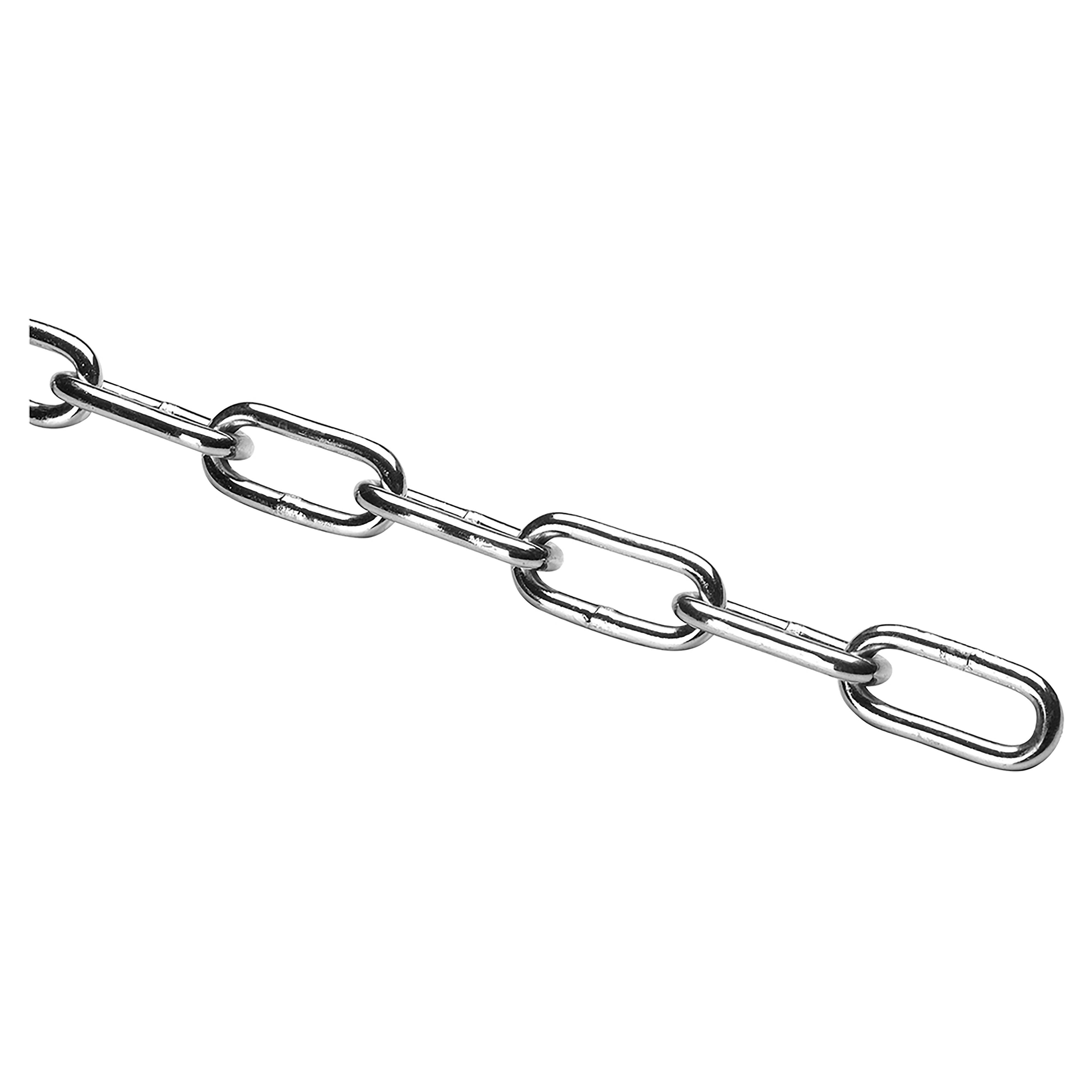 PATIKIL 4.5mm x 56Ft 304 Inossidabile Acciaio Palla Catena 1 Set Palla Catena Perlina con 100pz Connettore Abbinato Chiusura per Collana Appendere Etichetta Anelli Fai da Te Artigianato