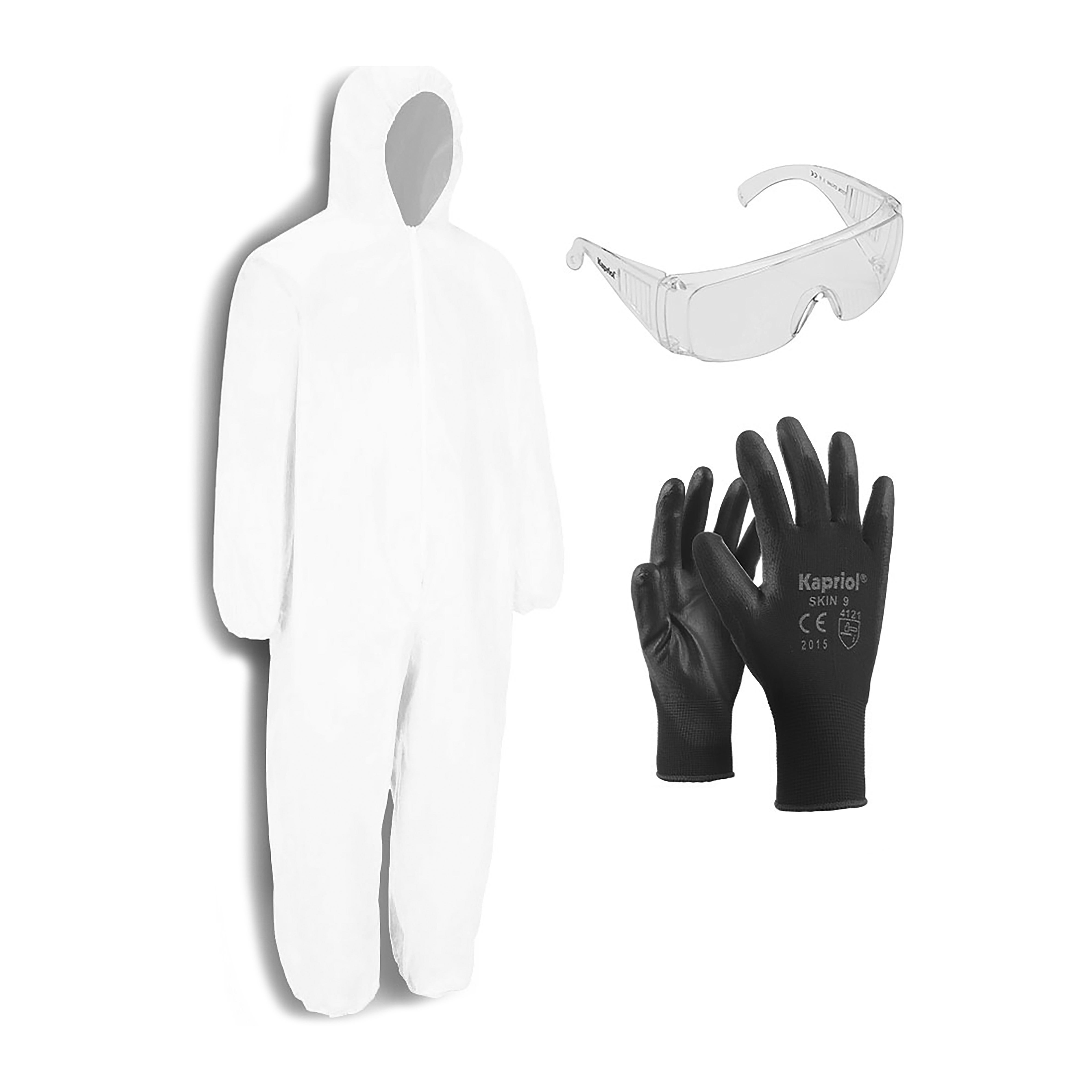 Tuta Protettiva USA E Getta XL - 22 Pezzi Per Lavori Di Verniciatura E Isolamento - Foto 4