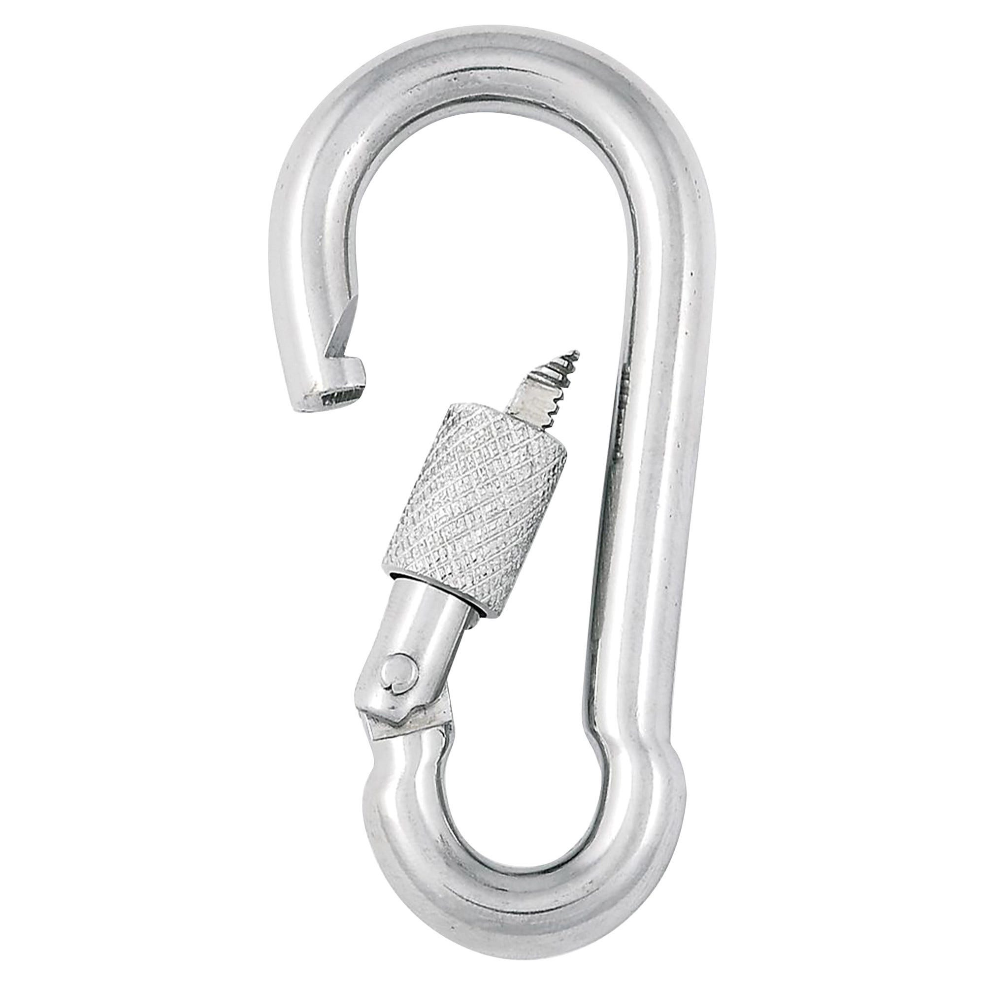 UNICRAFTALE 6 Moschettoni A Vite In Acciaio Inox 304 – 3 Dimensioni Per Portachiavi, Borse E Fai Da Te