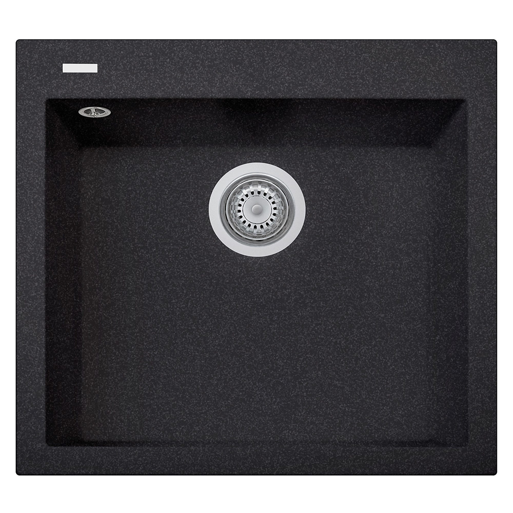 LAVELLO DIAMANT 56x50 cm IN GRANIT NERO