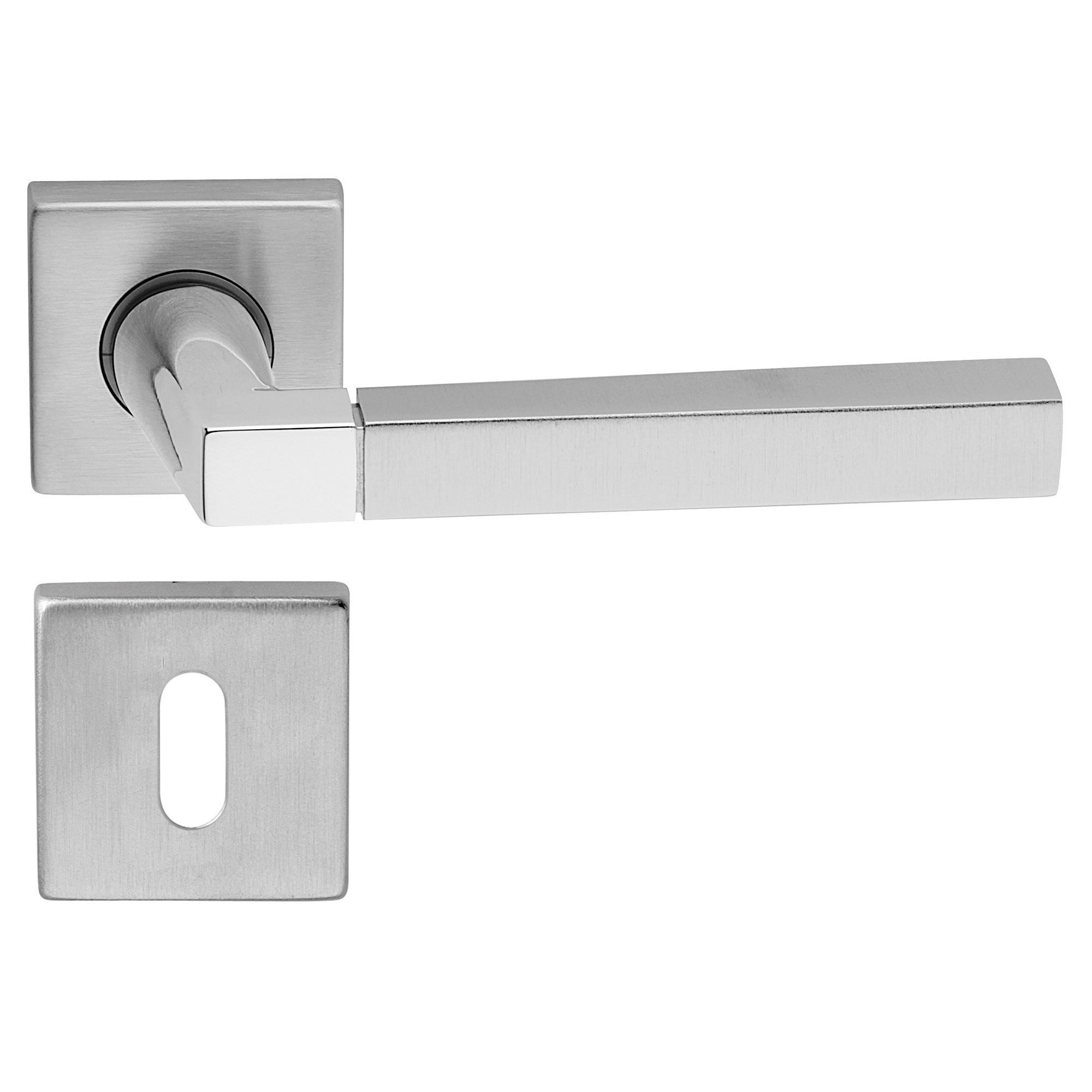 MANIGLIA A ROSETTA COTTALI - LIZ ZAMA CROMO SATINATO QUADRO 8 Mm - Foto 13