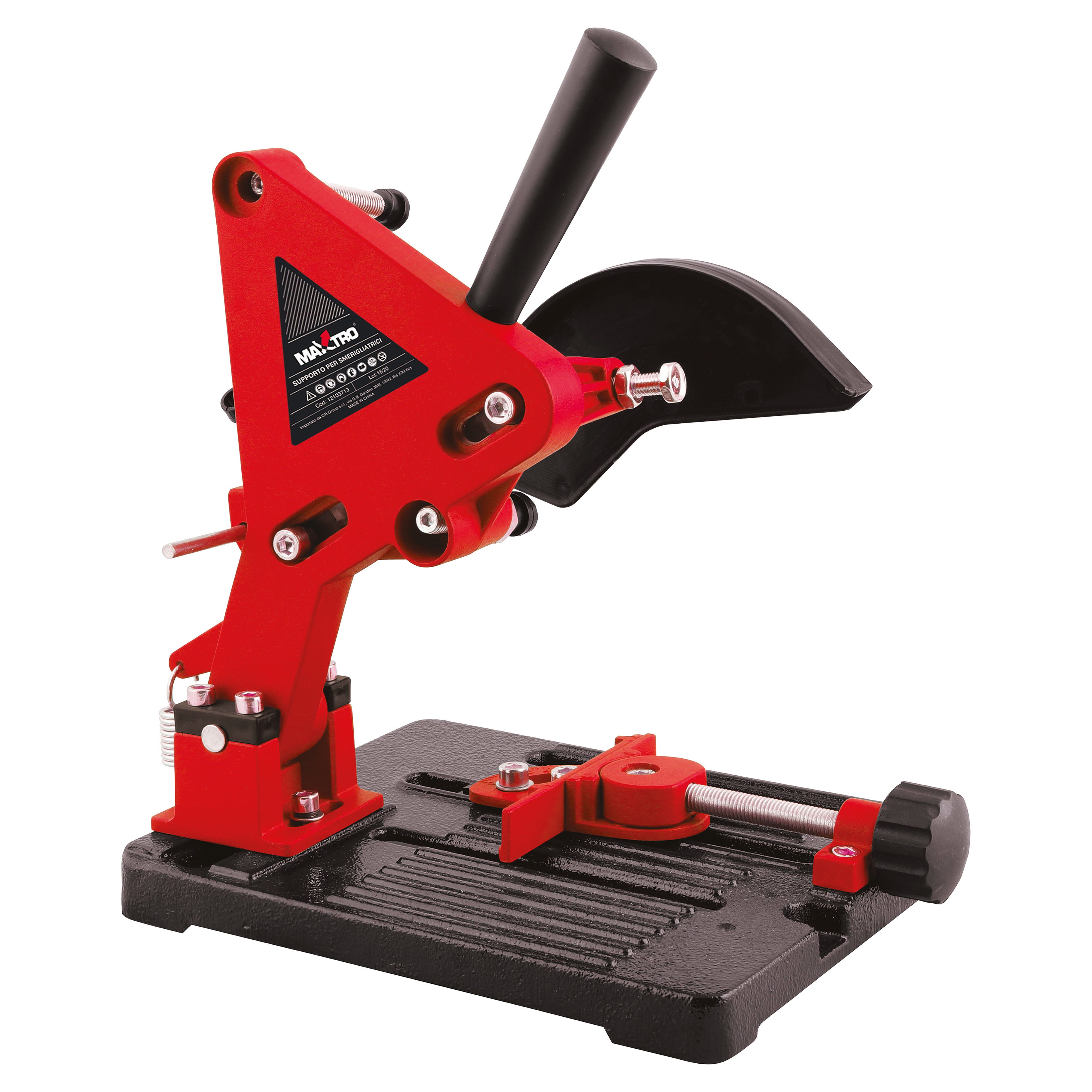 SUPPORTO PER SMERIGLIATRICI Ø 115-125 mm BASE IN GHISA 190x235 mm